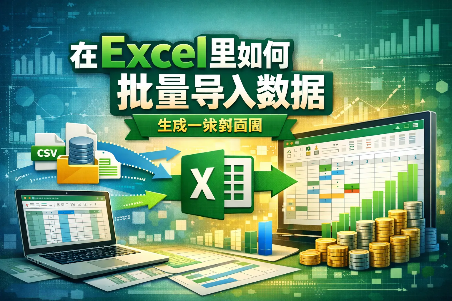 在excel里如何批量导入数据