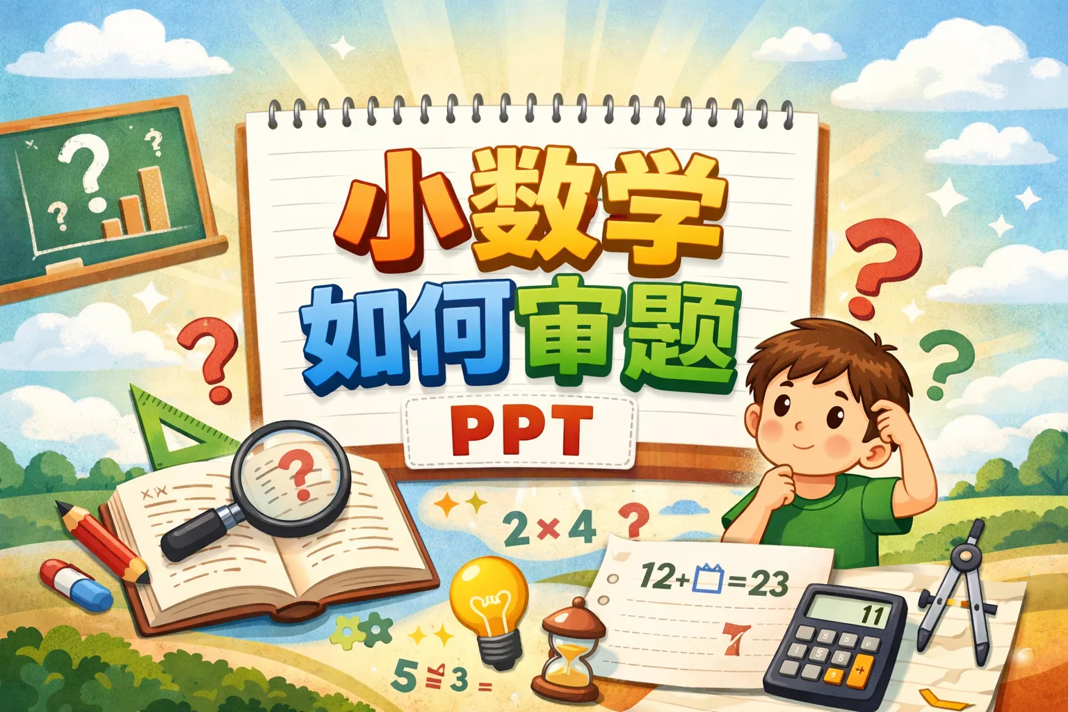 小数学如何审题ppt