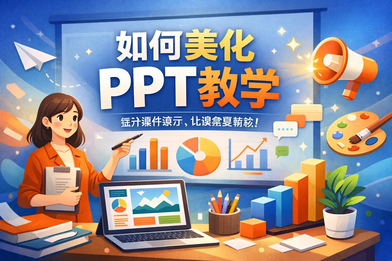 如何美化ppt教学