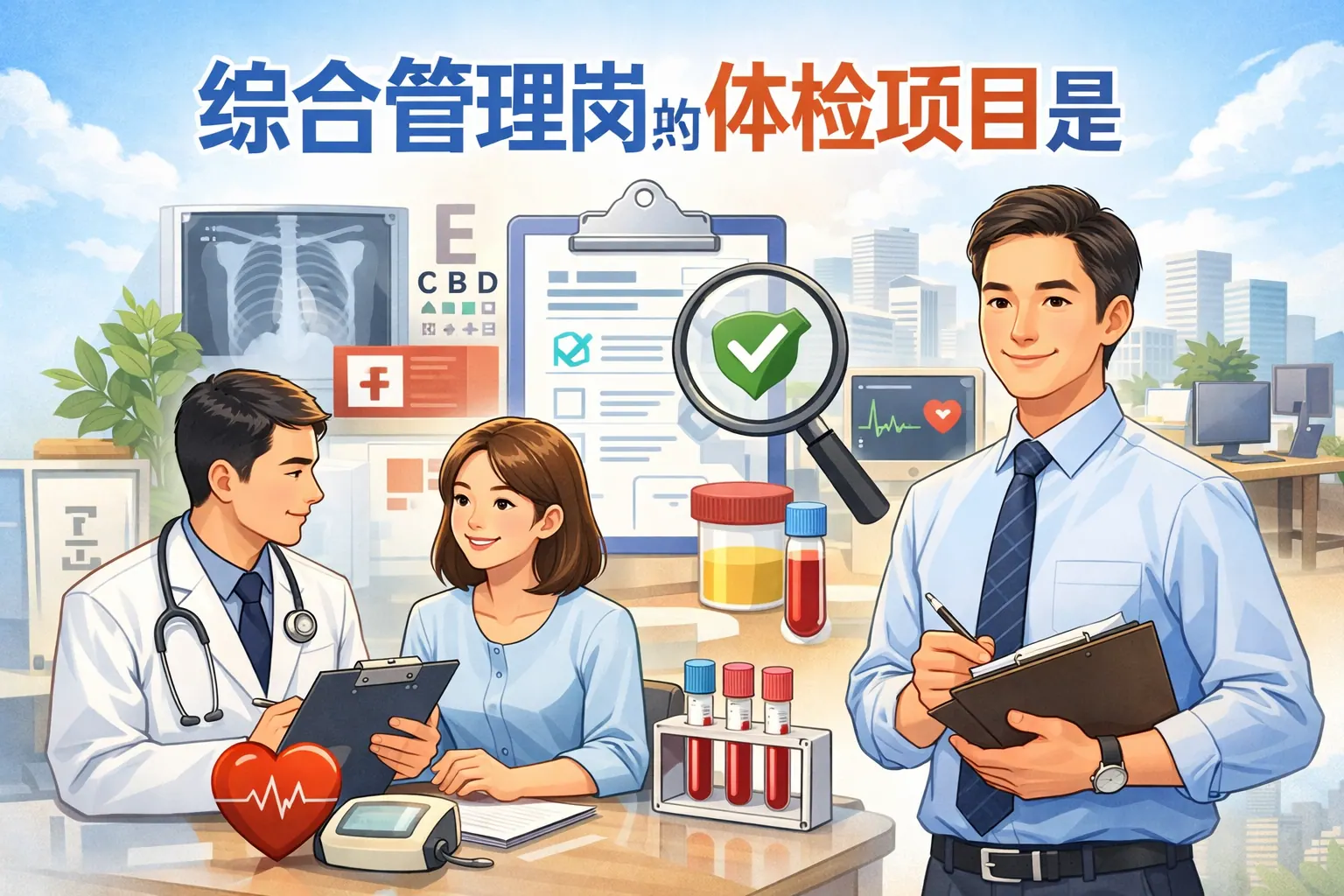 综合管理岗的体检项目是