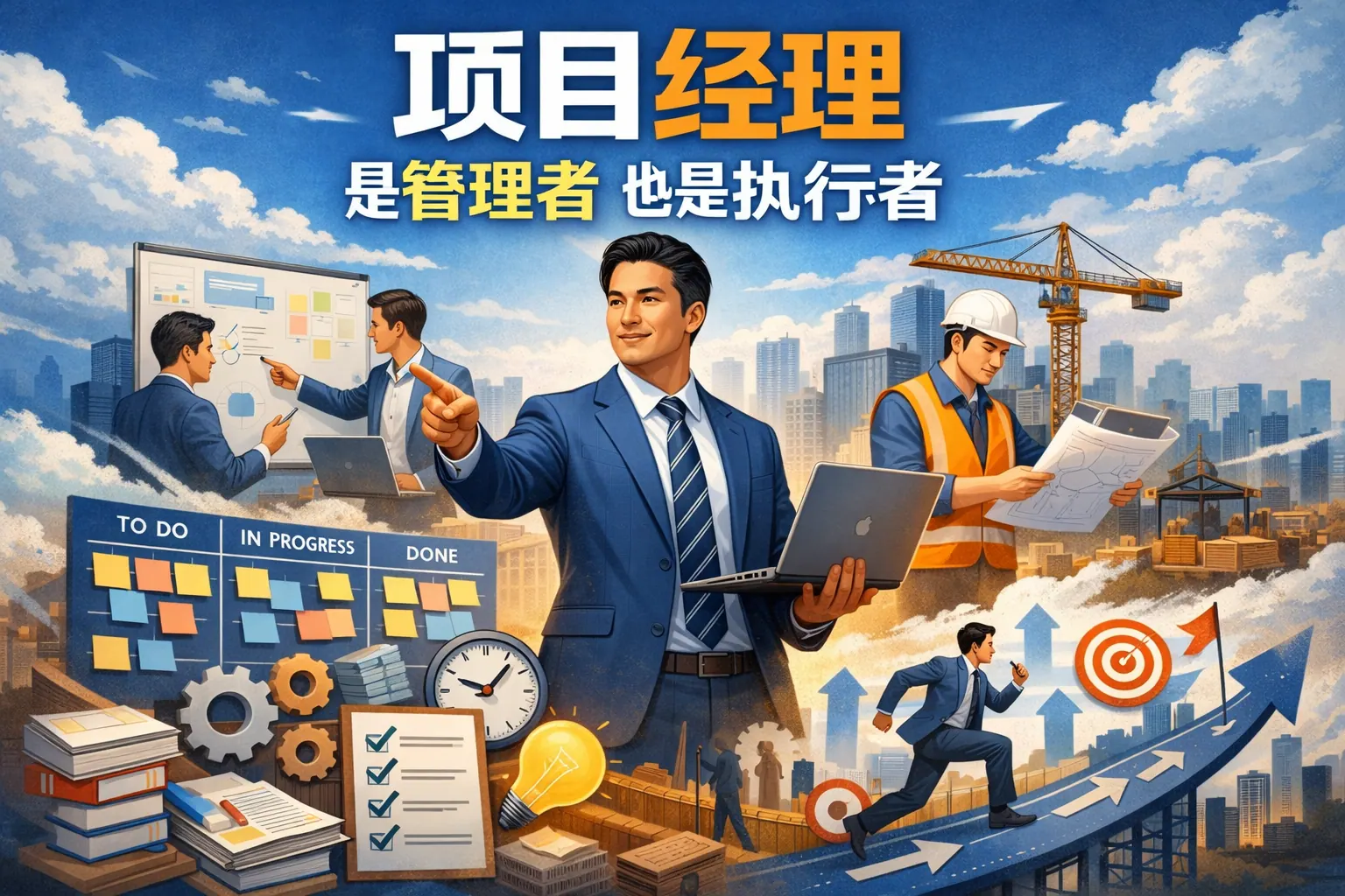 项目经理是管理者执行者