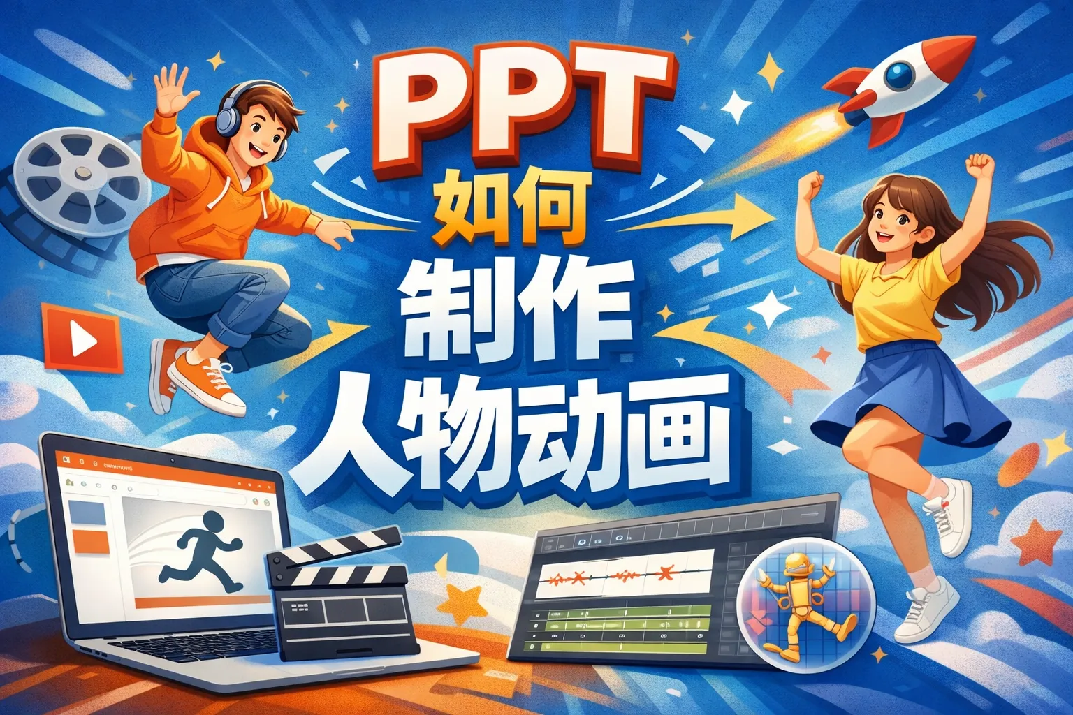 ppt 如何 人物动画