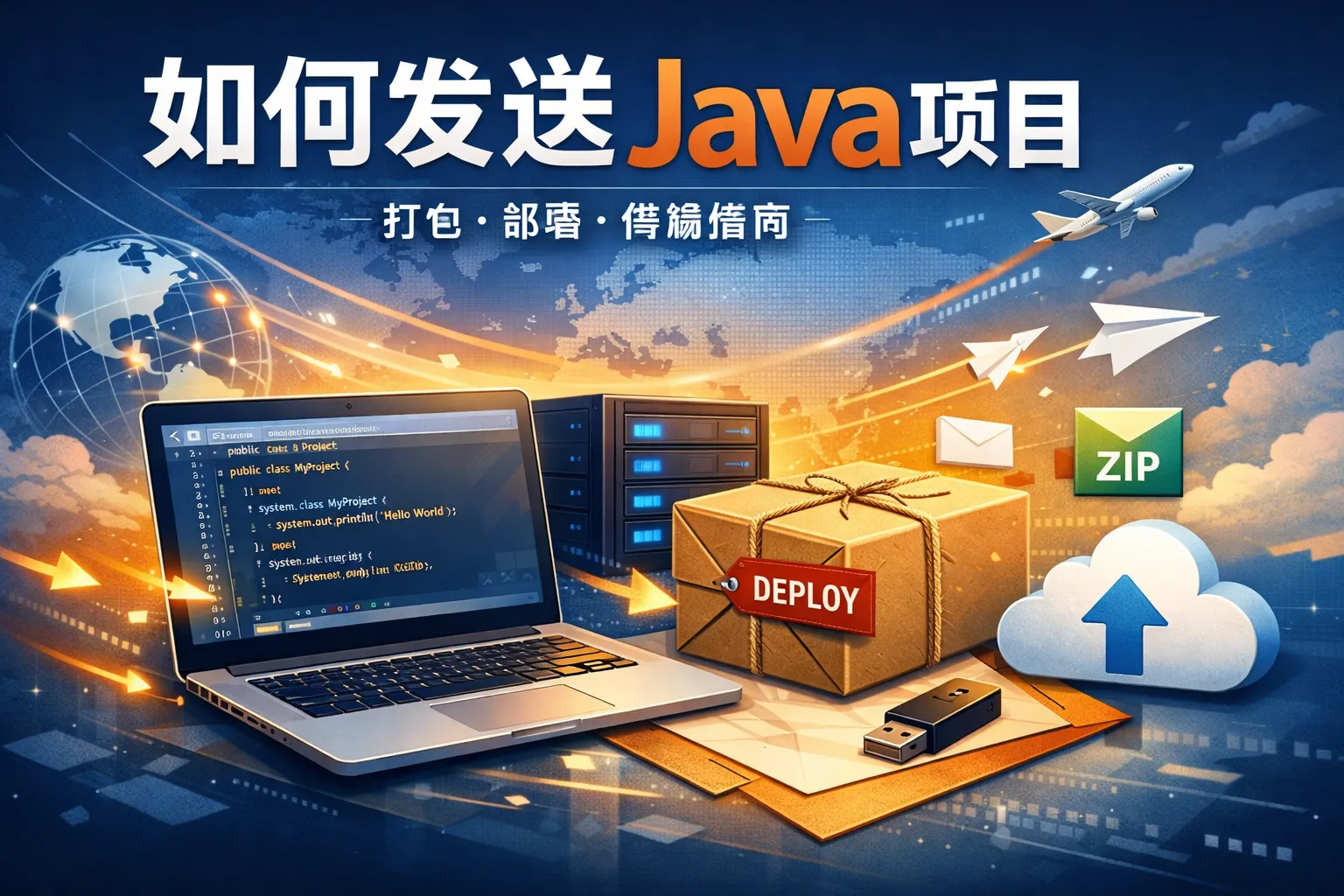 如何发送Java项目