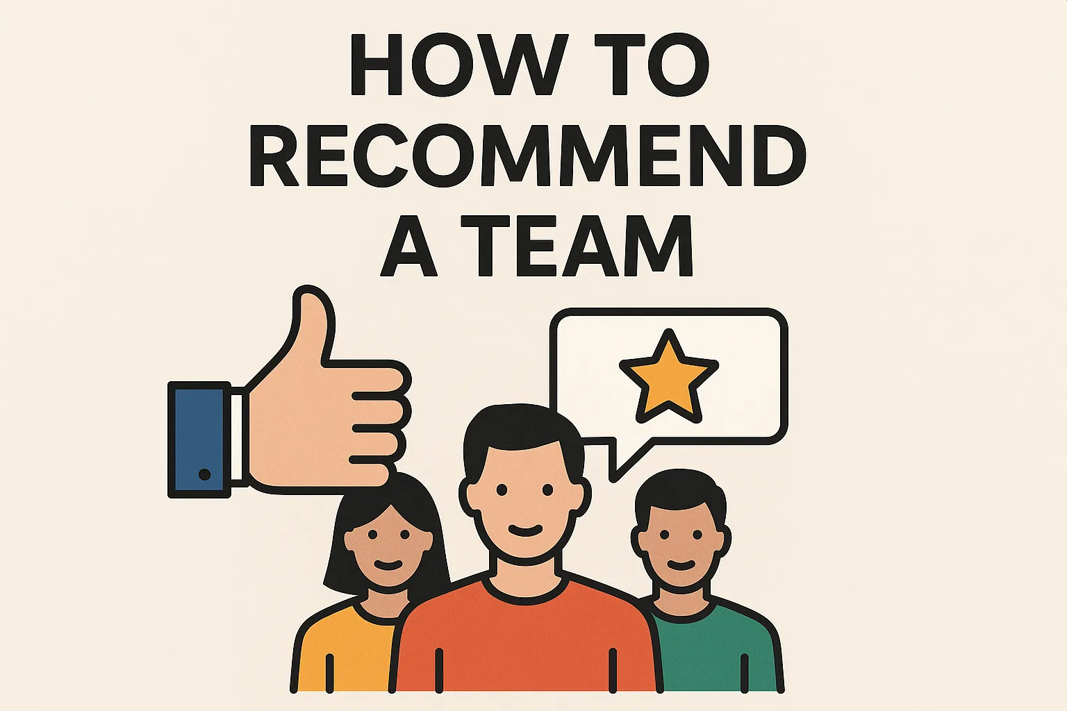 如何推荐团队