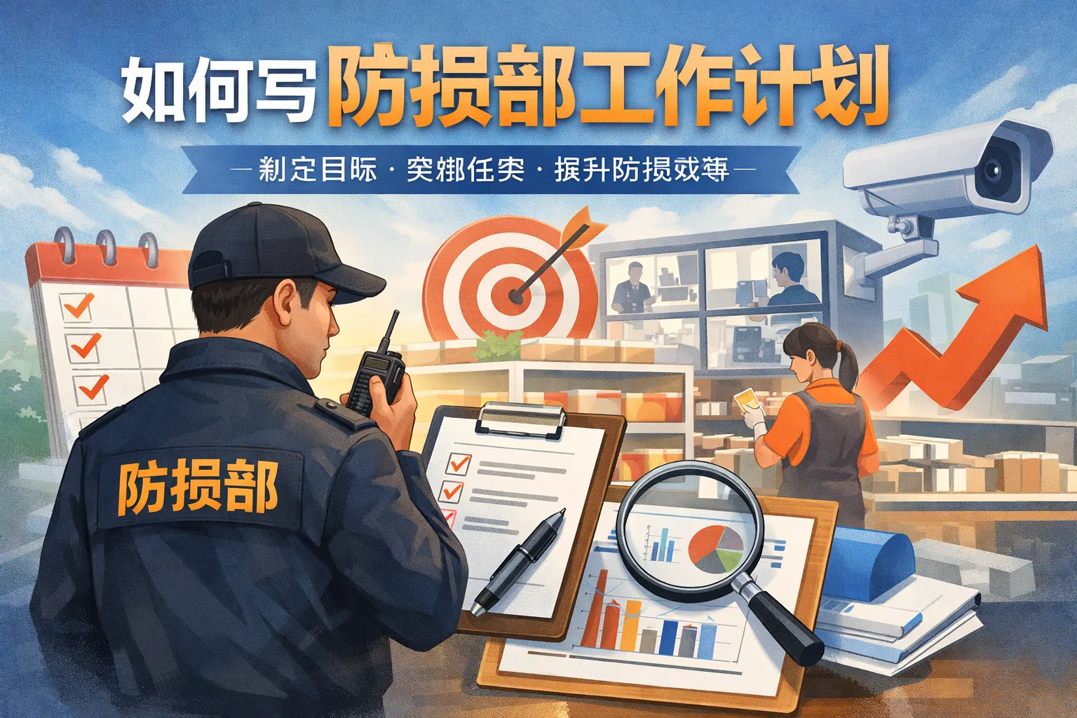 如何写防损部工作计划