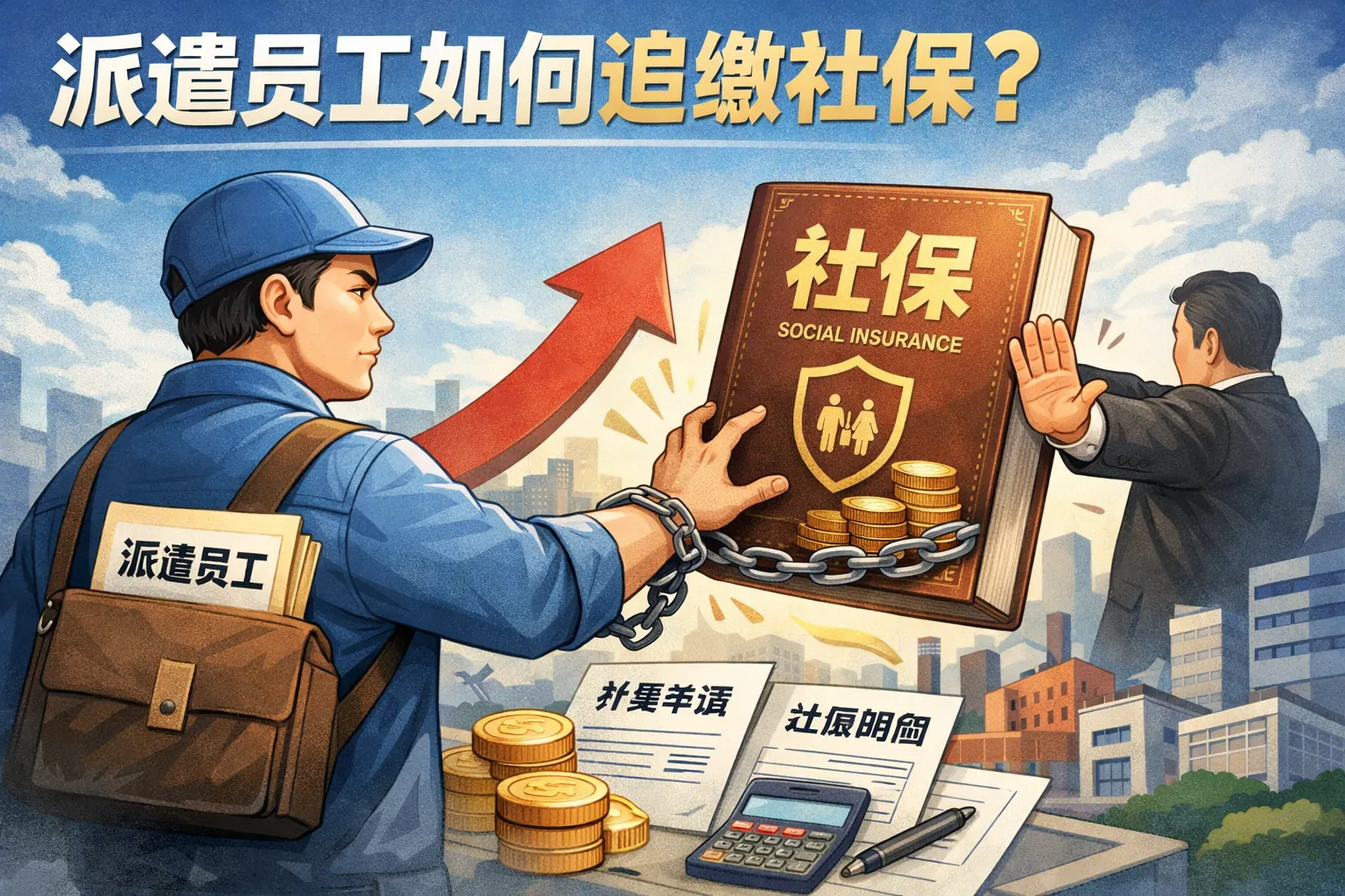 派遣员工如何追缴社保