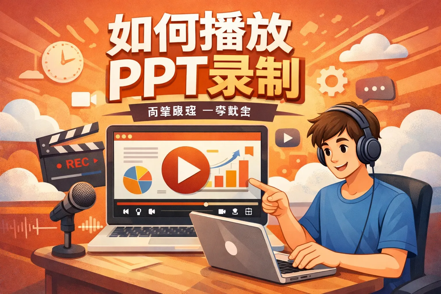 如何播放ppt录制