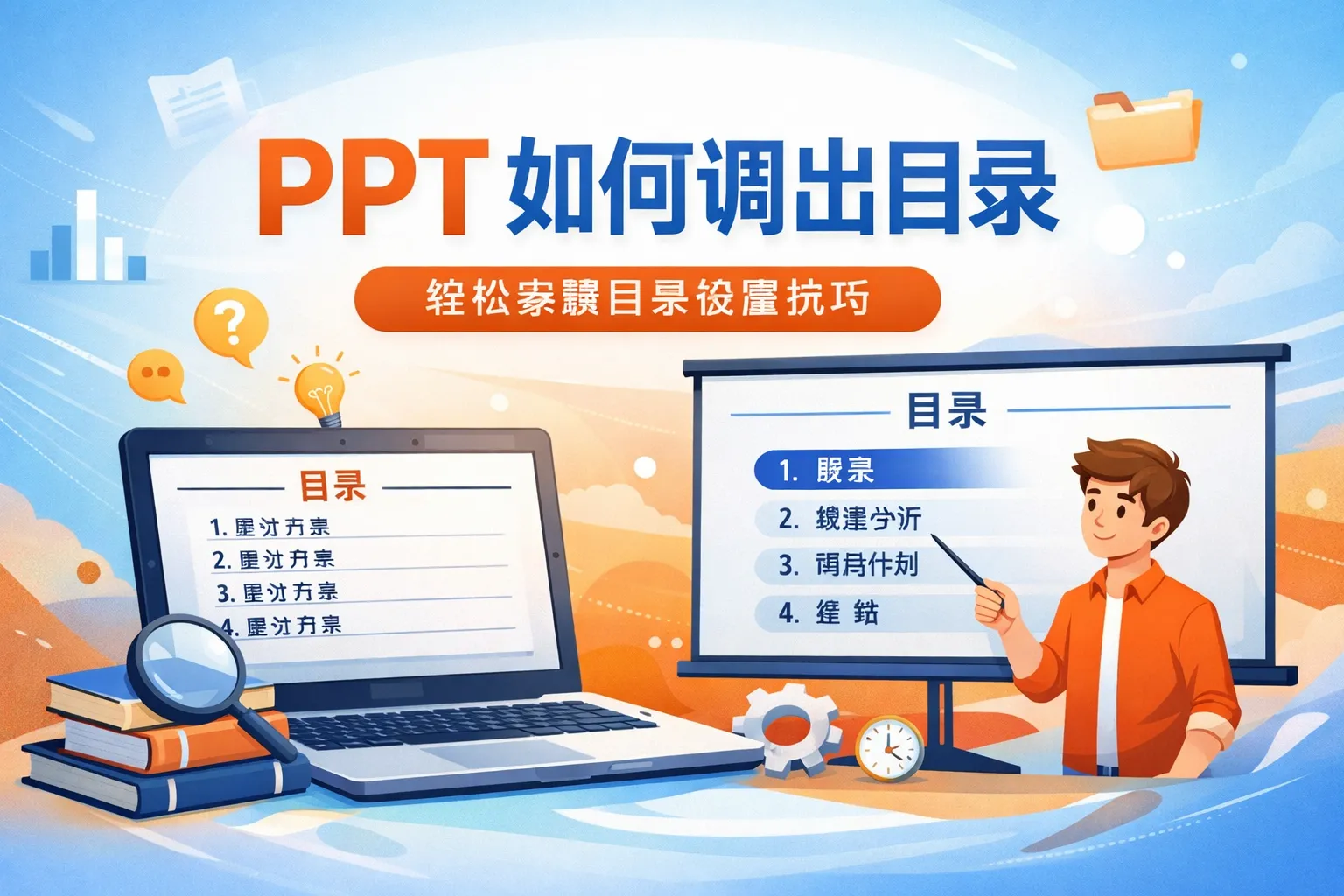 ppt如何调出目录