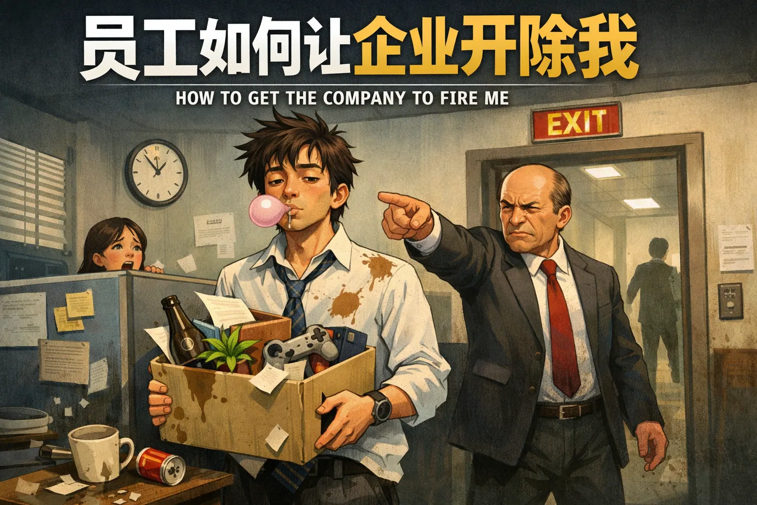 员工如何让企业开除我