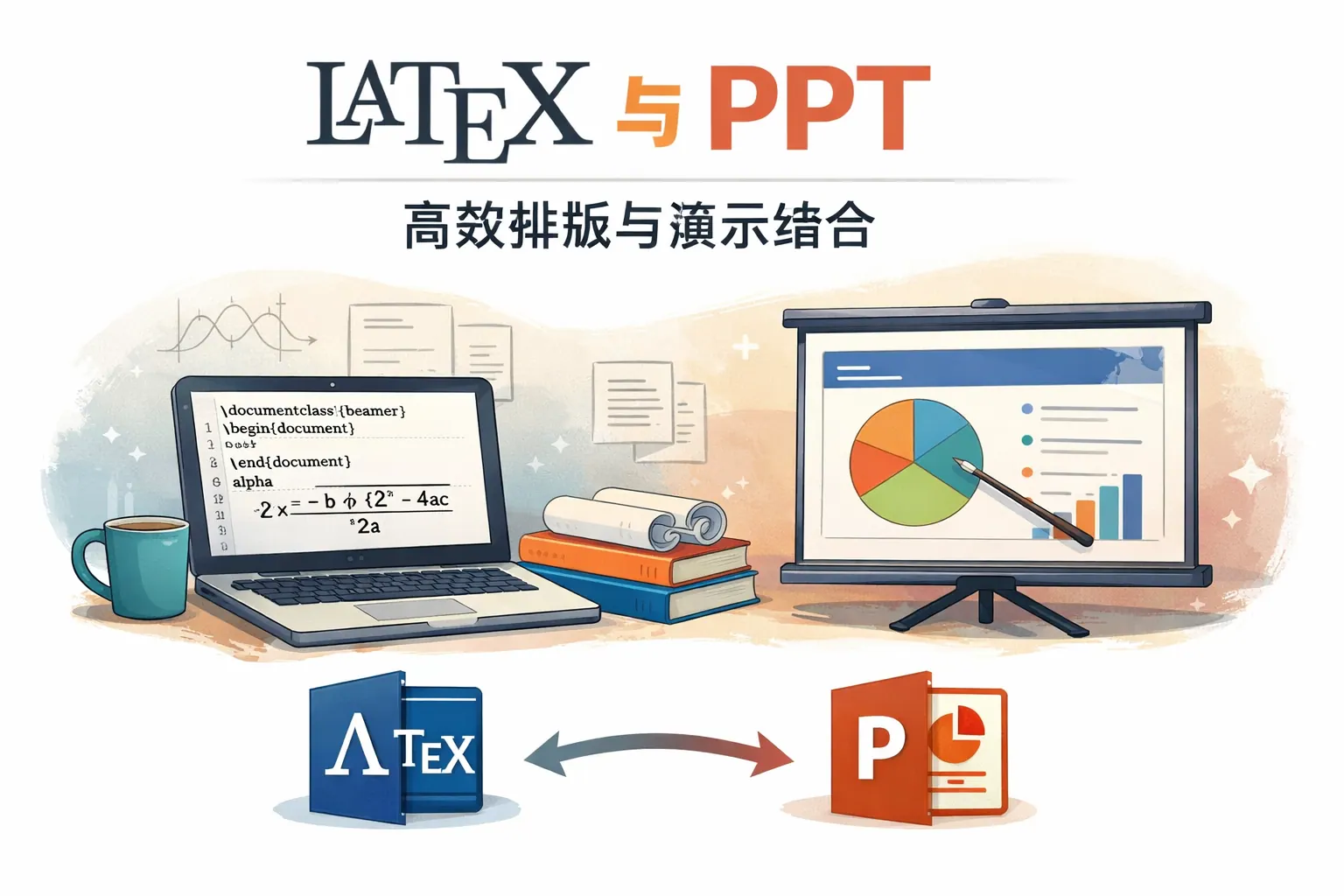 latex中PPT想让图片靠上如何