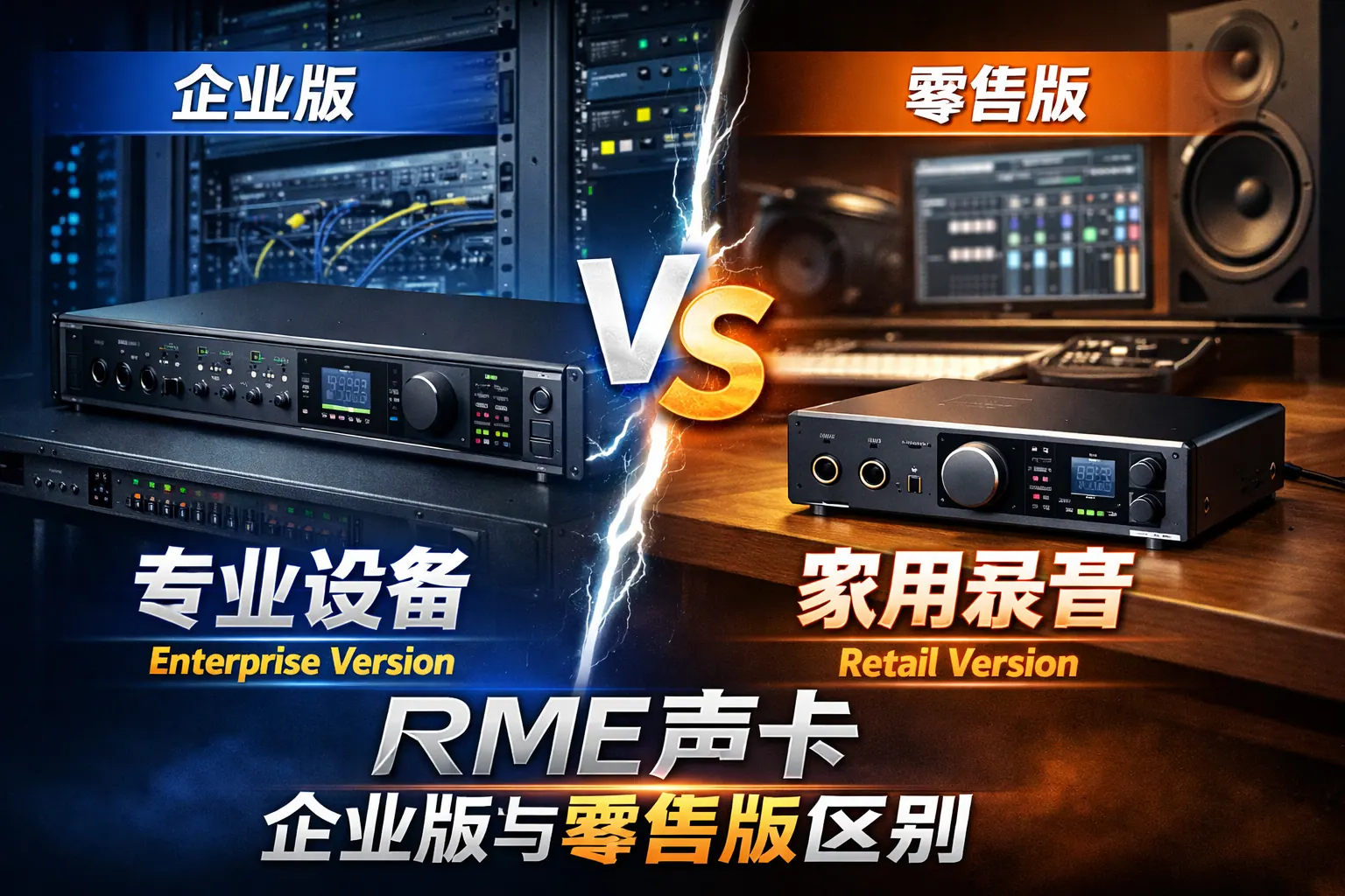 rme声卡企业版与零售版区别