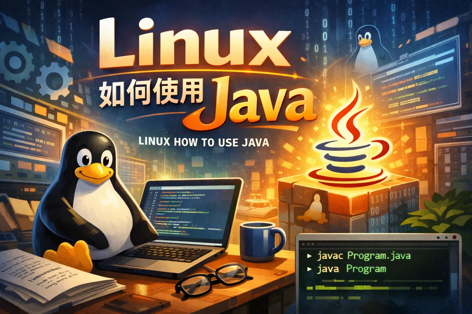 linux如何使用java