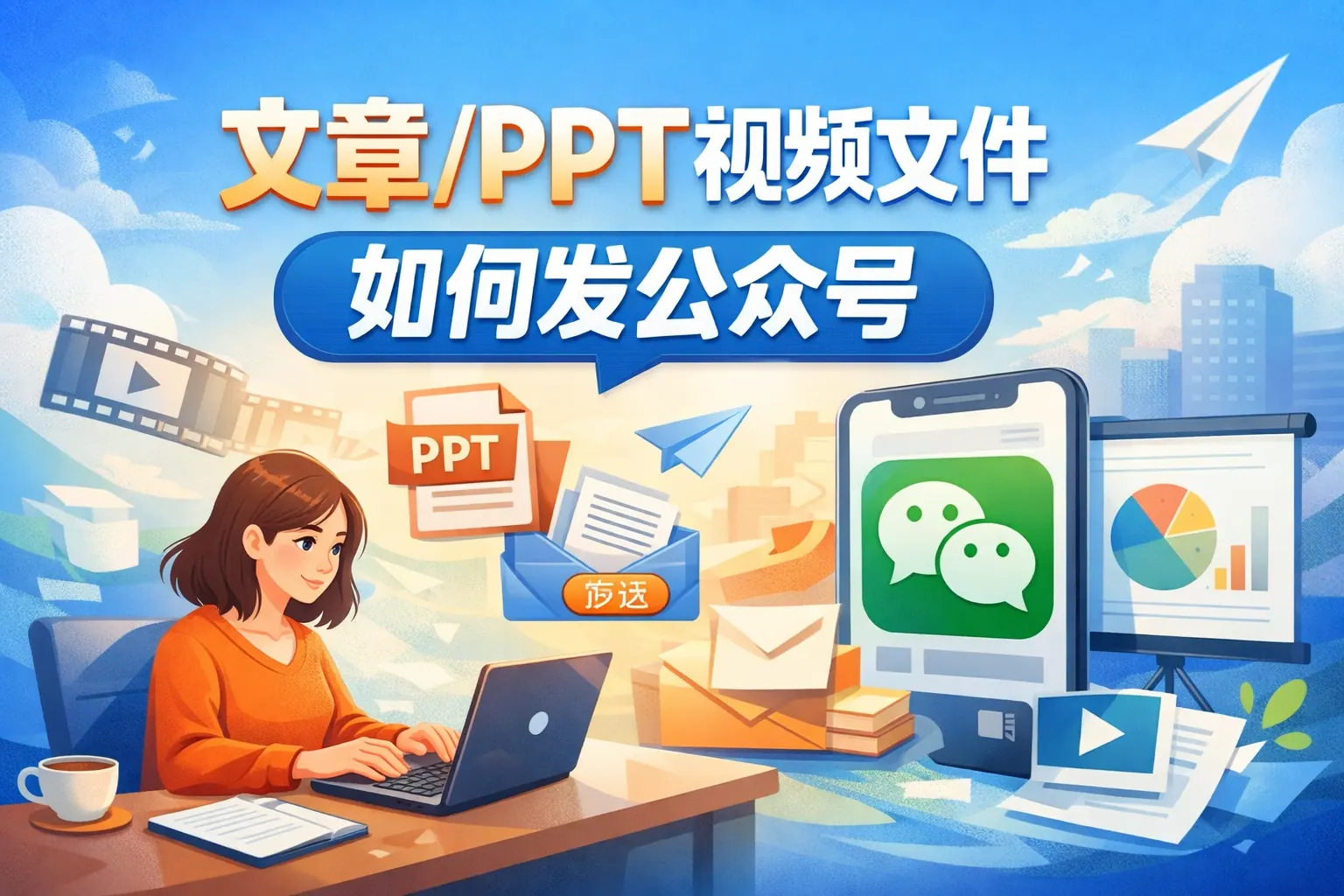 ppt视频文件如何发公众号