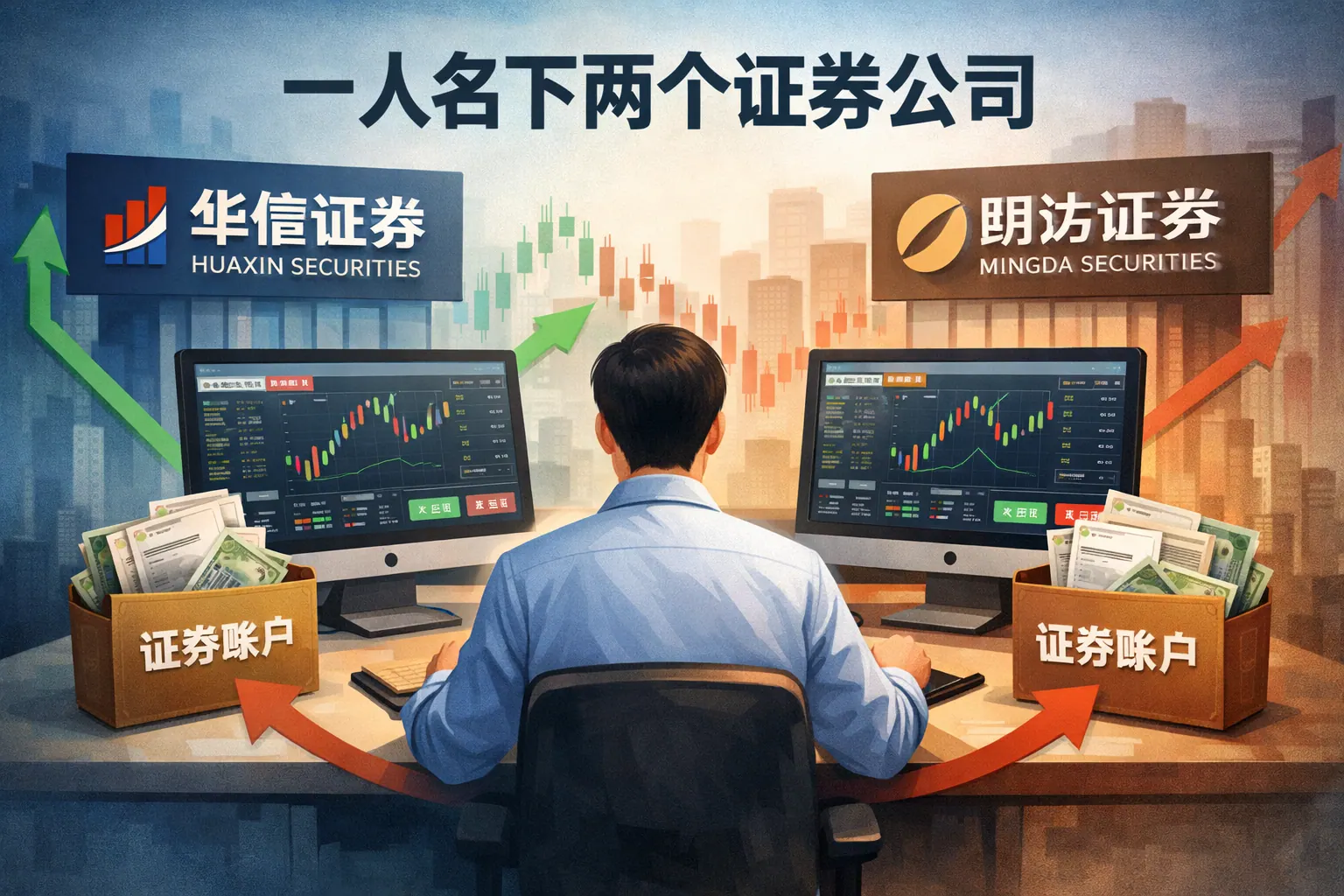 一人名下两个证券公司