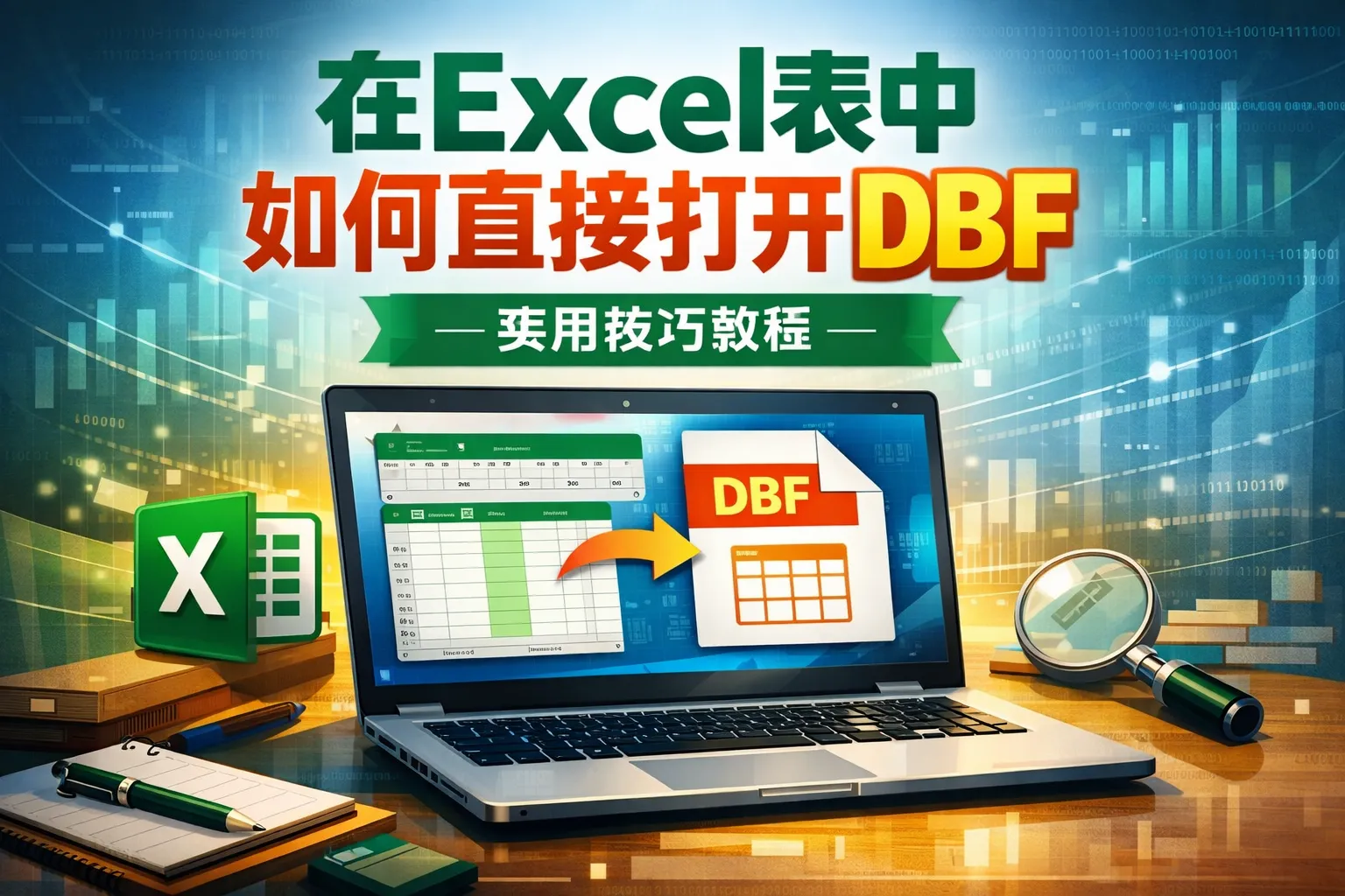 在excel表中如何直接打开dbf