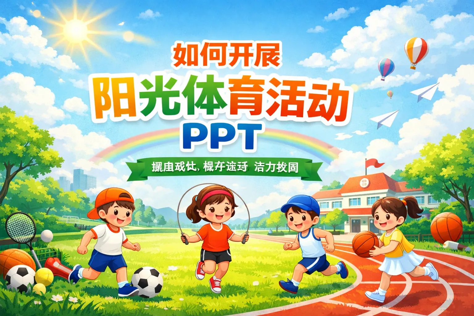 如何开展阳光体育活动ppt