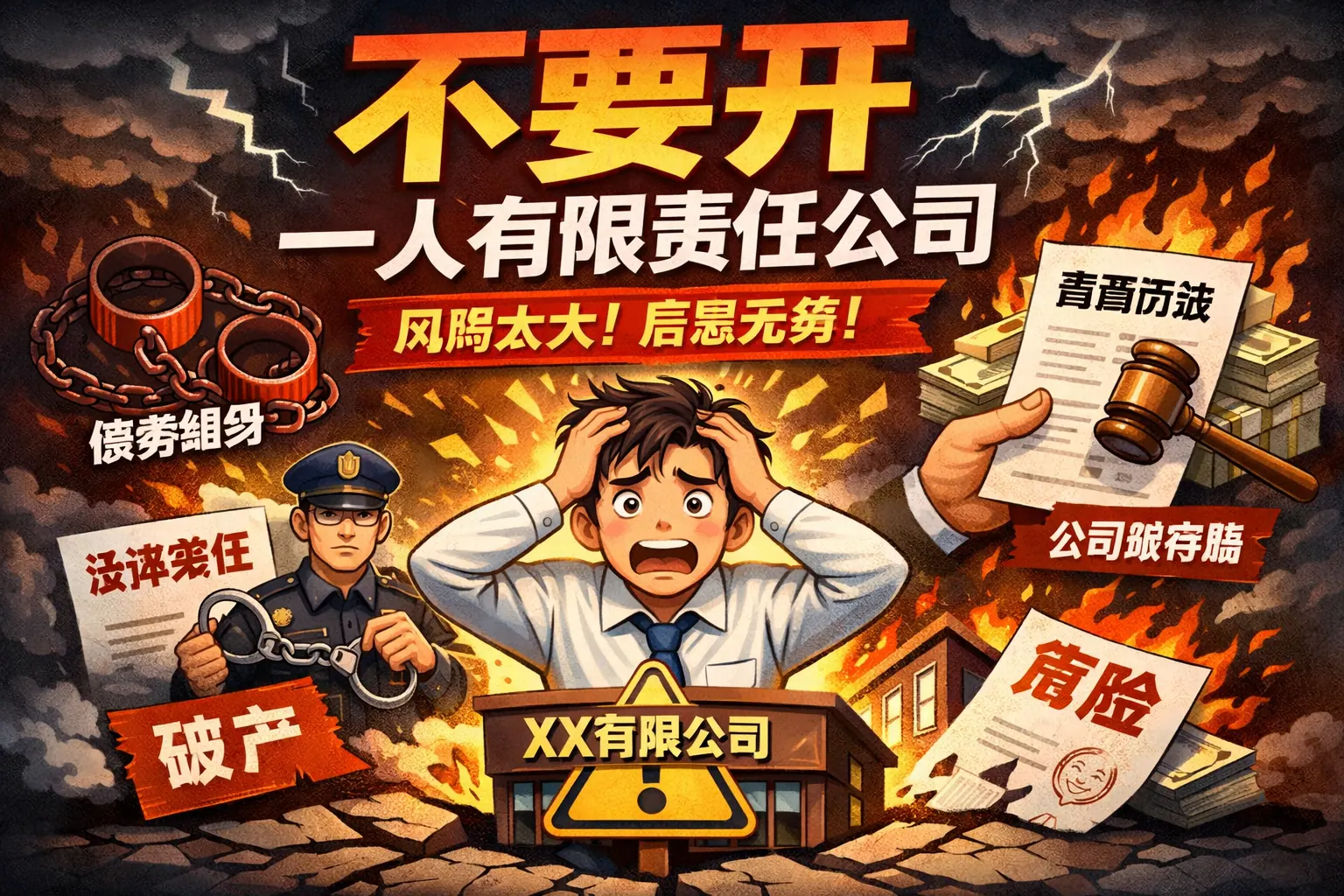 不要开一人有限责任公司