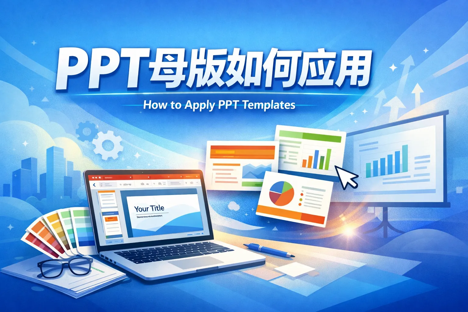 ppt母版如何应用