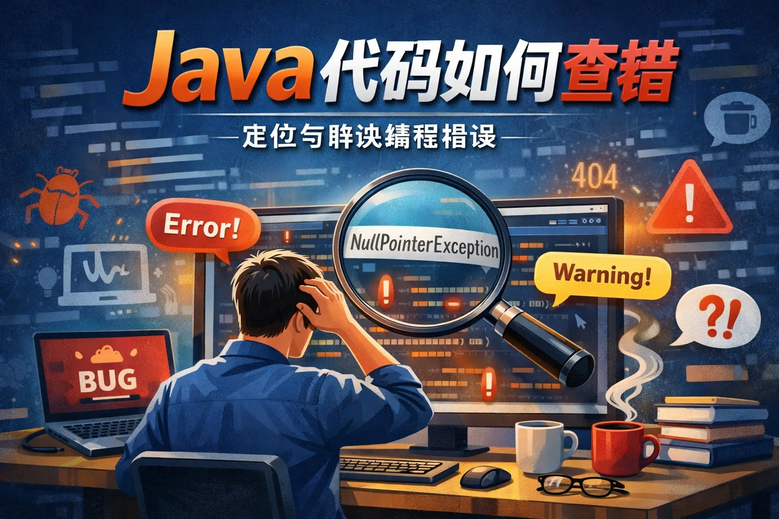 java代码如何查错