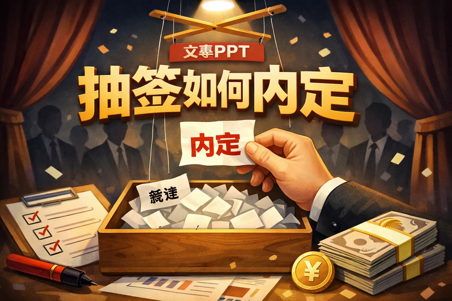 ppt抽签如何内定