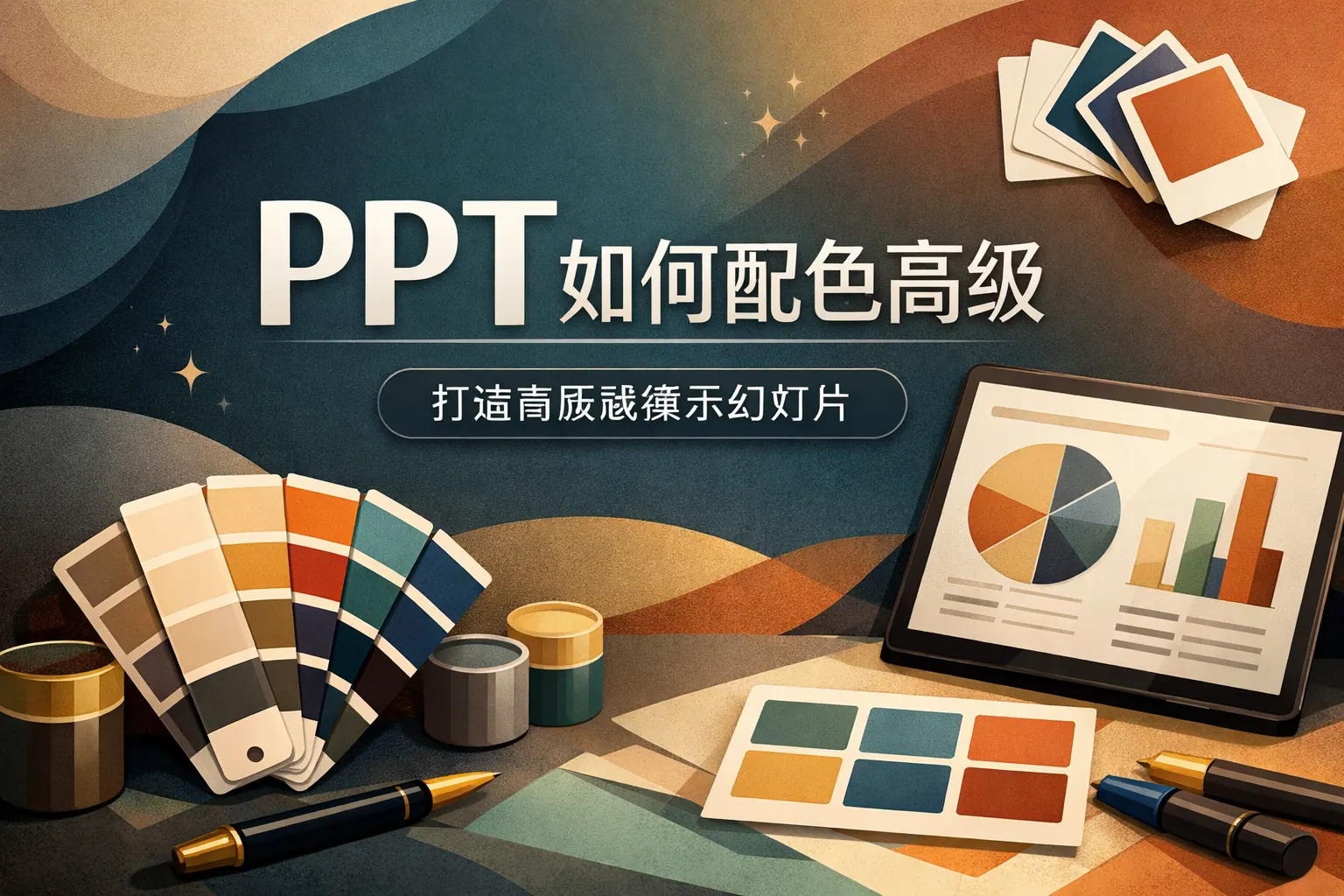 ppt如何配色高级