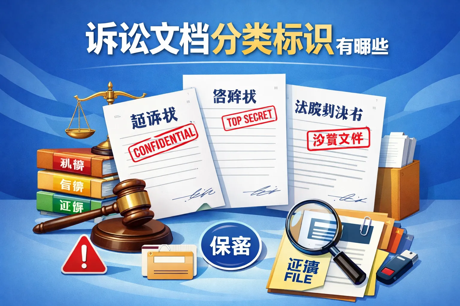 诉讼文档分类标识有哪些