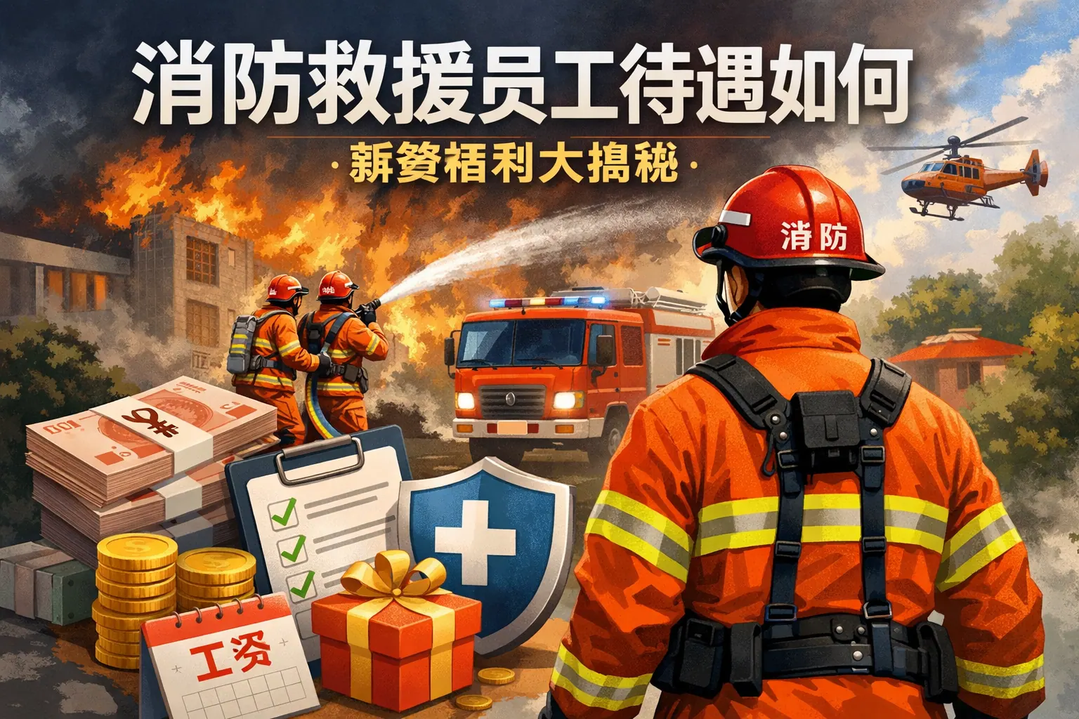 消防救援员工待遇如何
