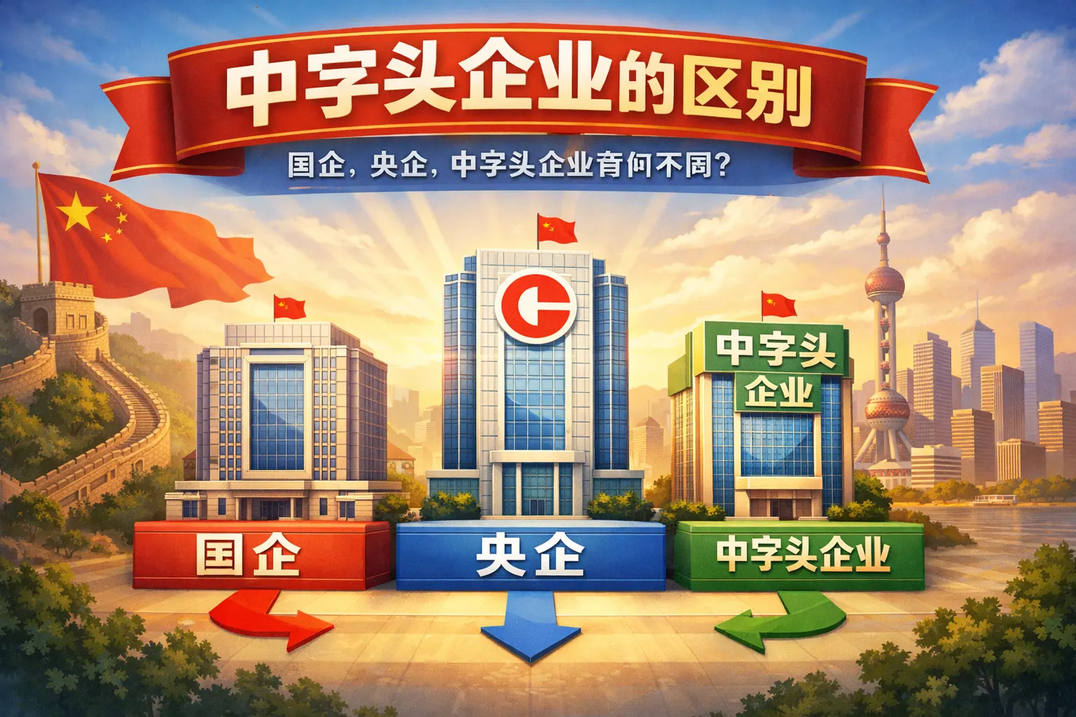 中字头企业的区别