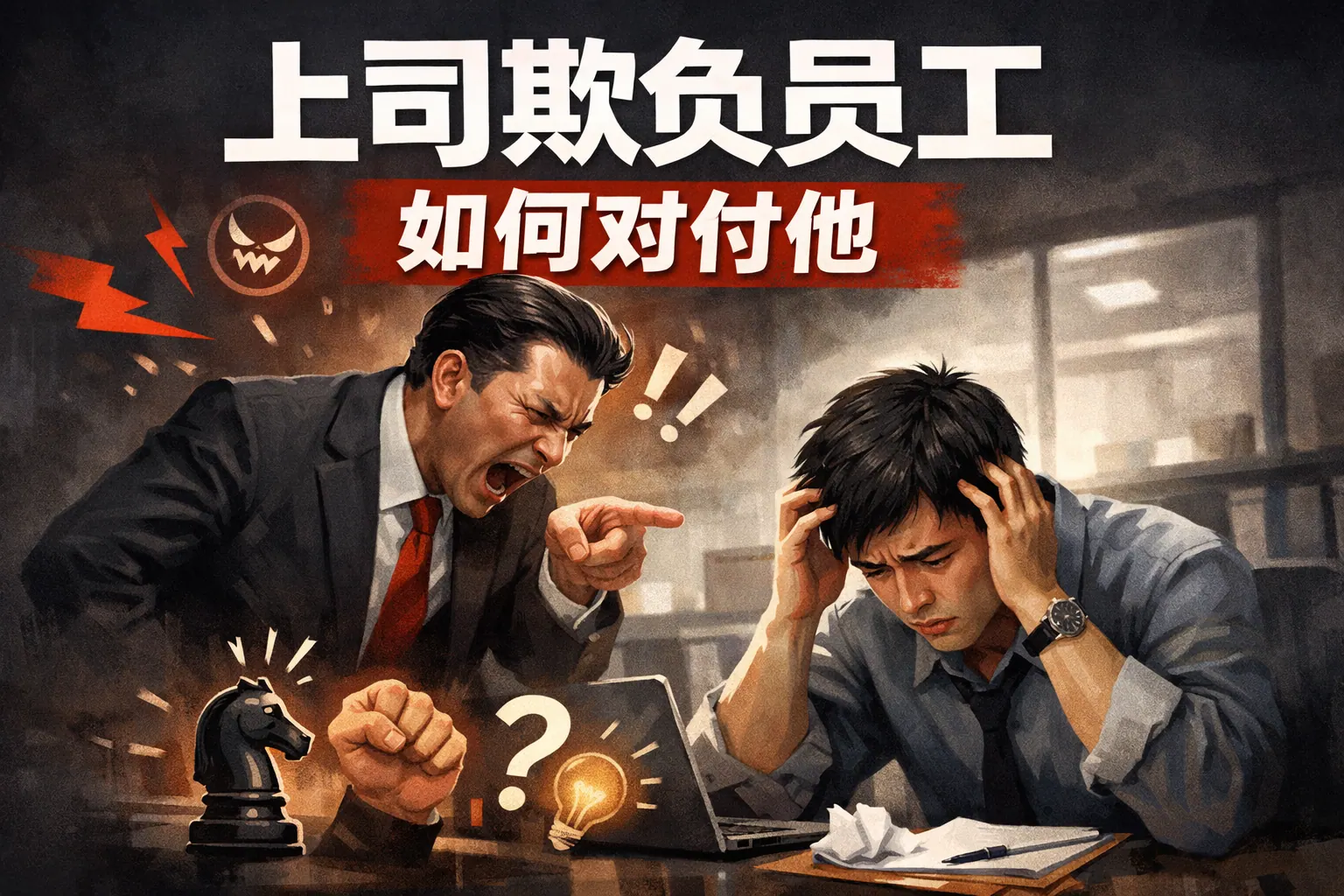 上司欺负员工如何对付他