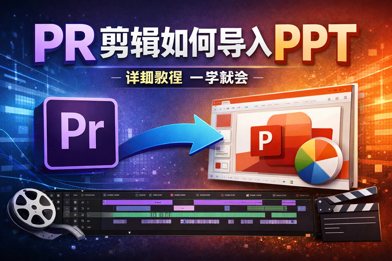 pr剪辑如何导入ppt