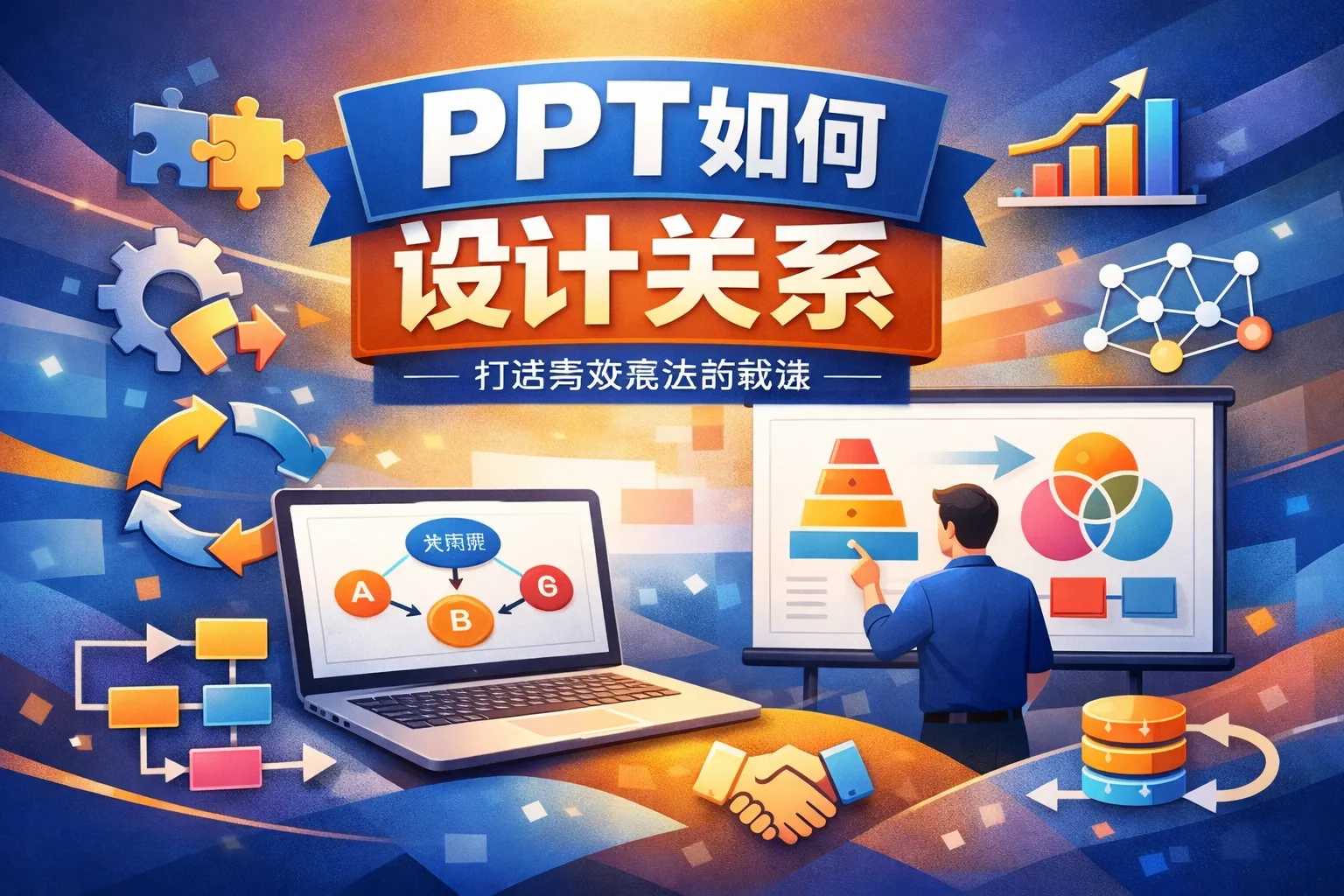 ppt如何设计关系