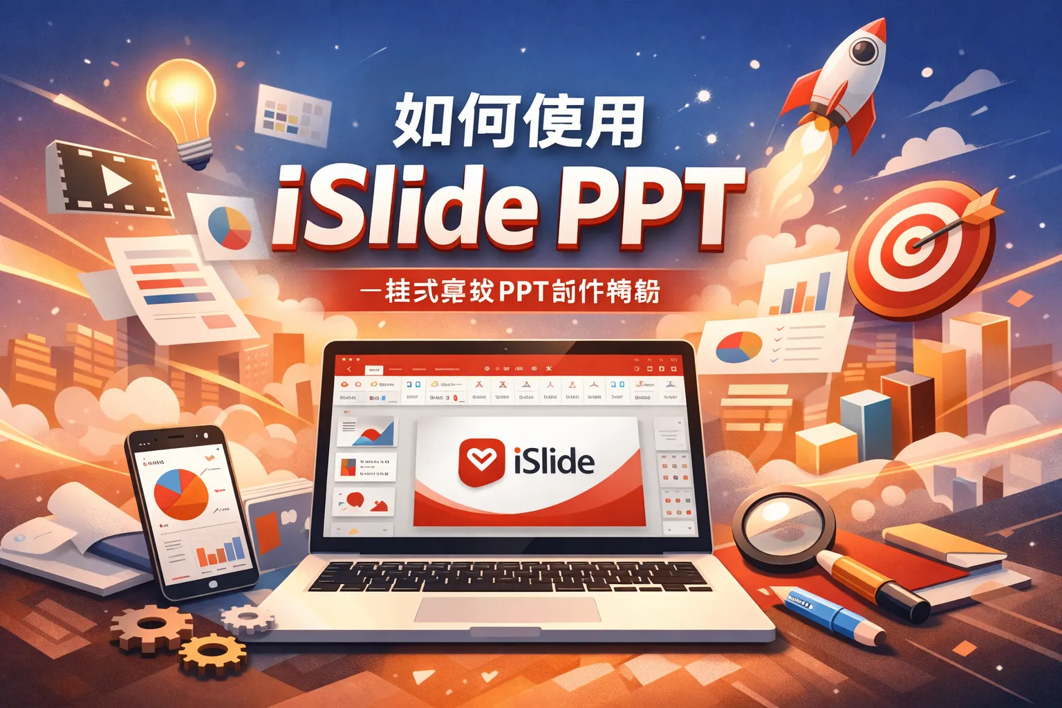 如何使用islide ppt