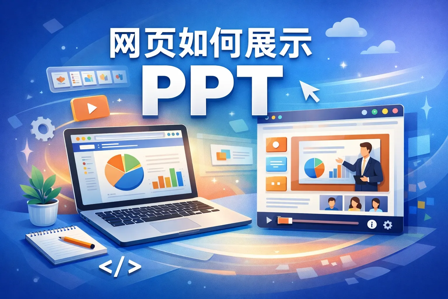 网页如何展示ppt