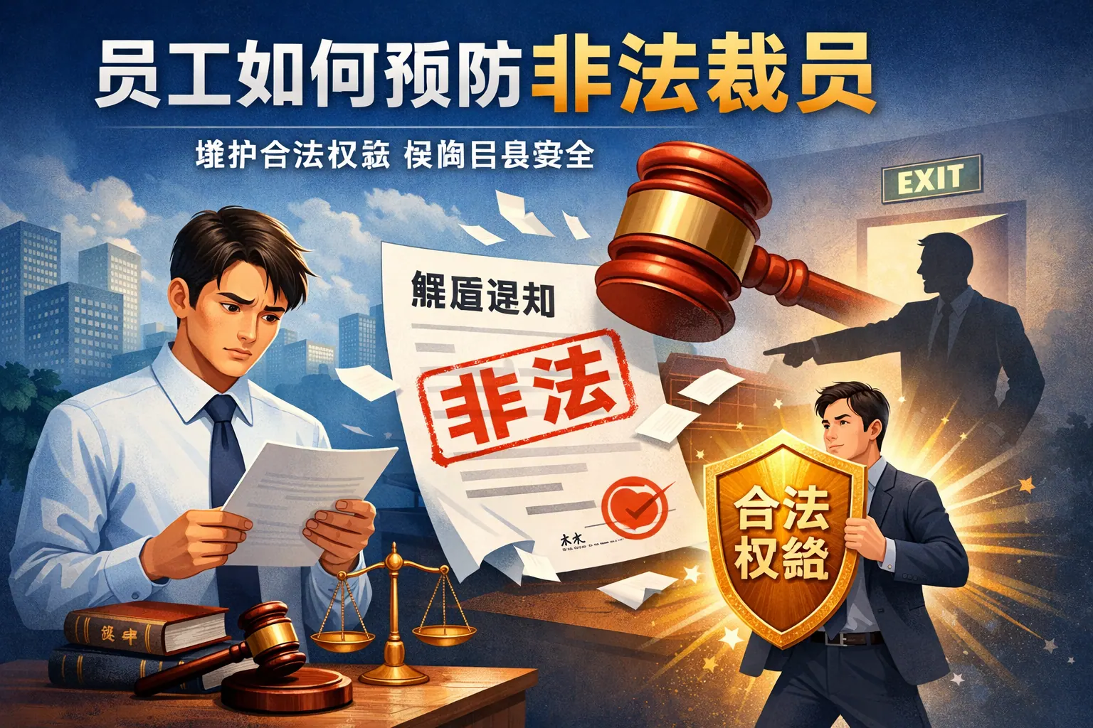 员工如何预防非法裁员