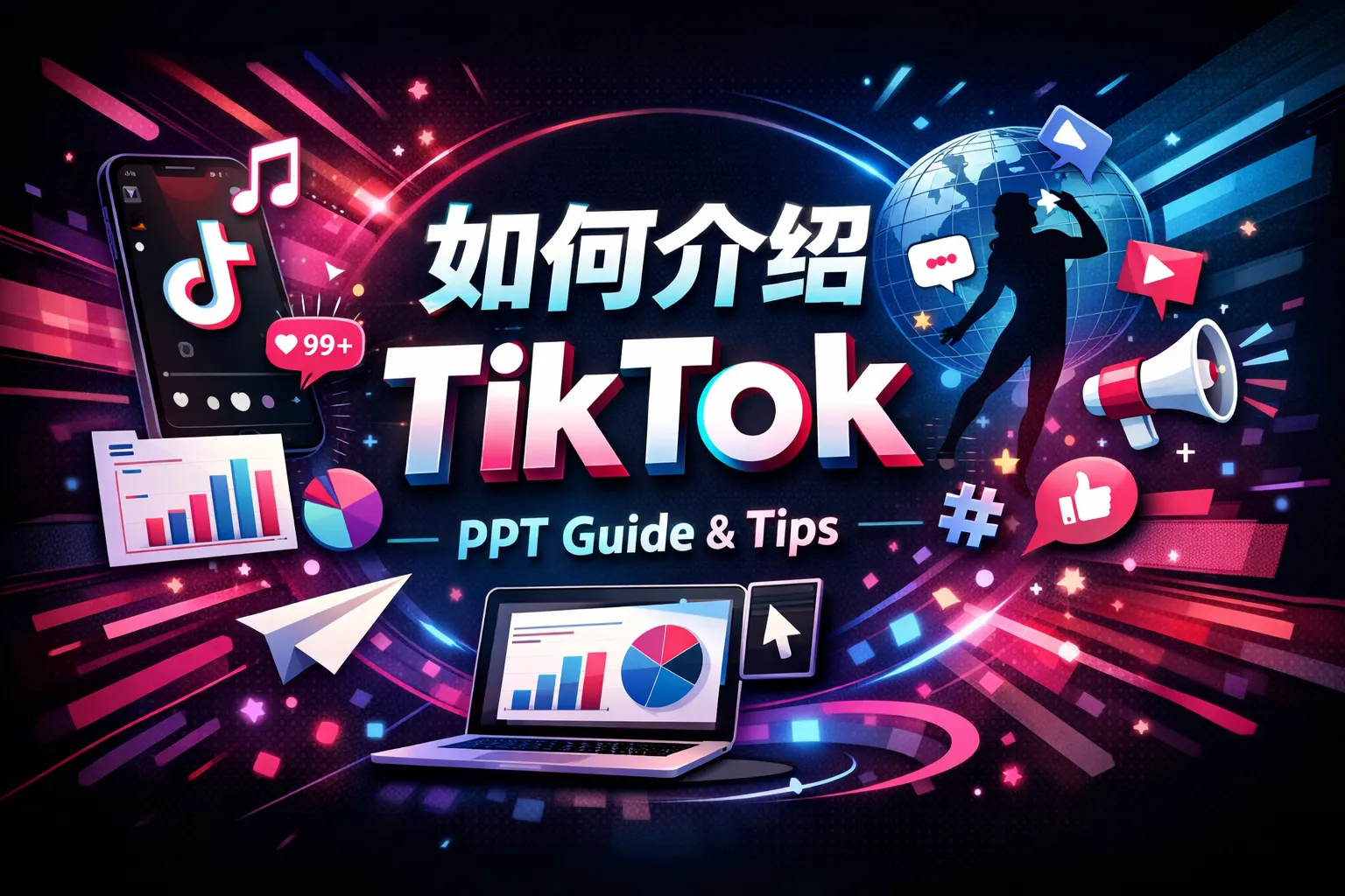 ppt如何介绍tiktok