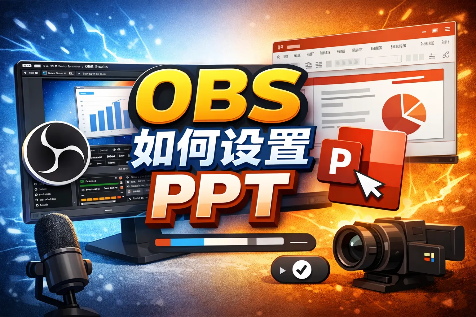 obs如何设置ppt