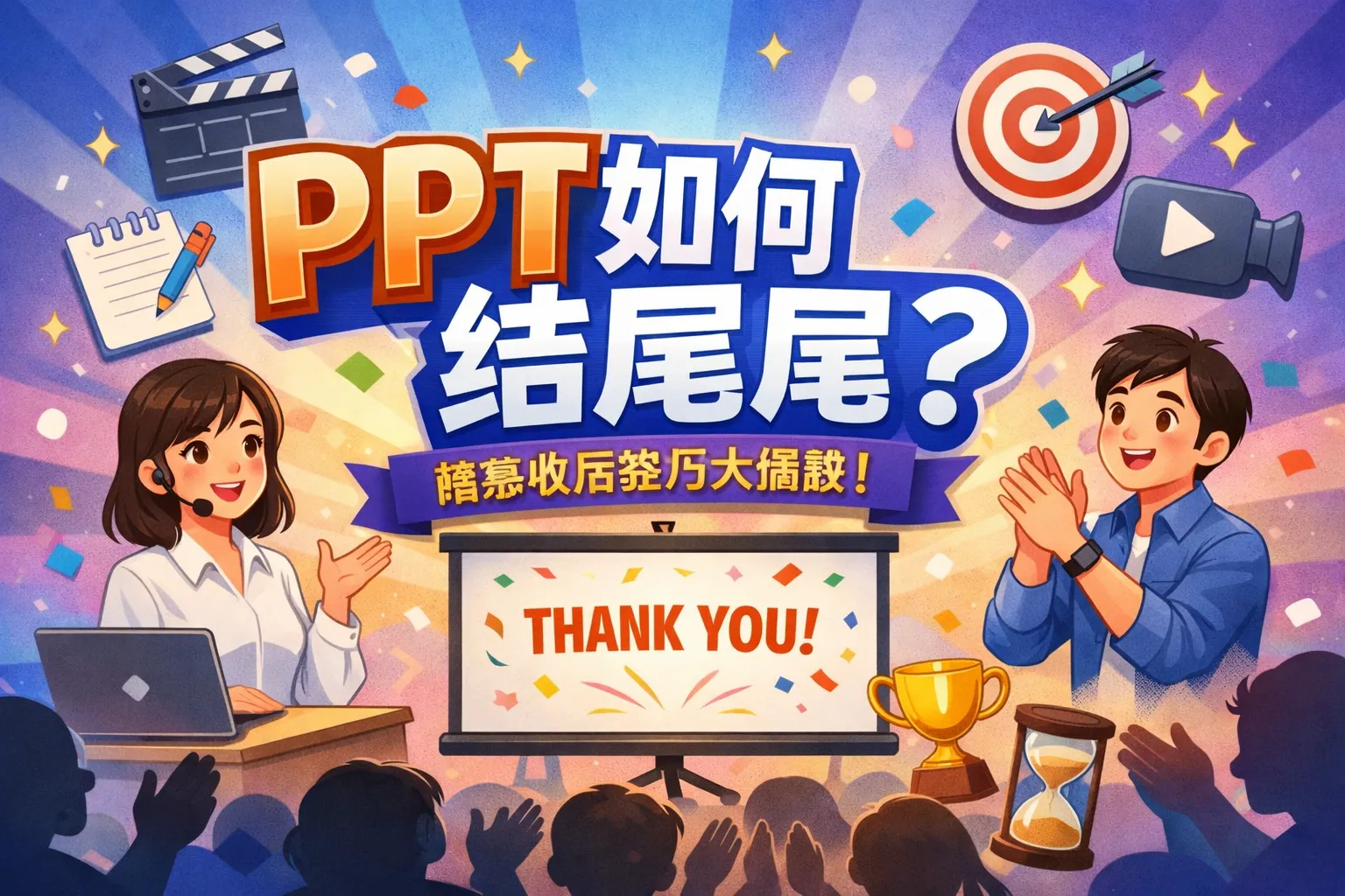 ppt如何结尾视频