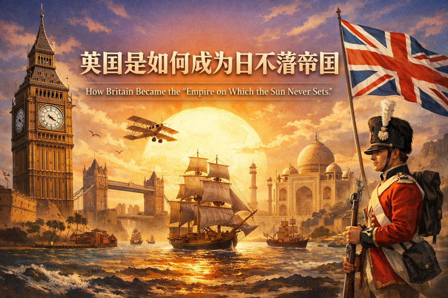 英国是如何成为日不落帝国ppt