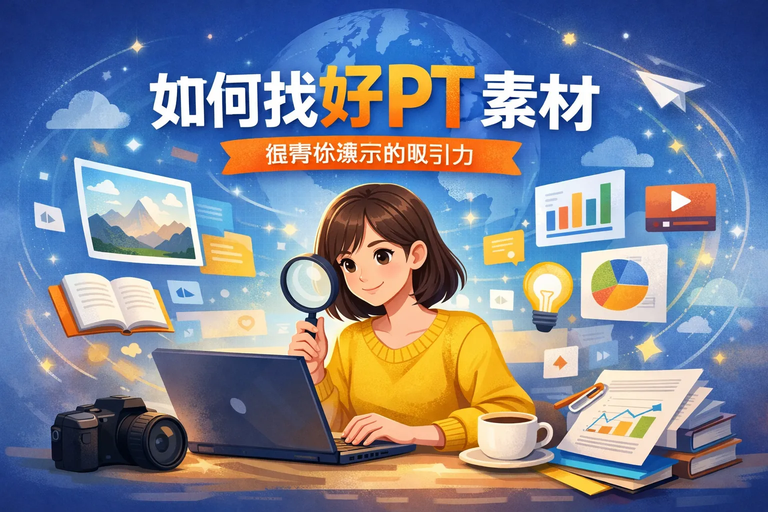 如何找好ppt素材