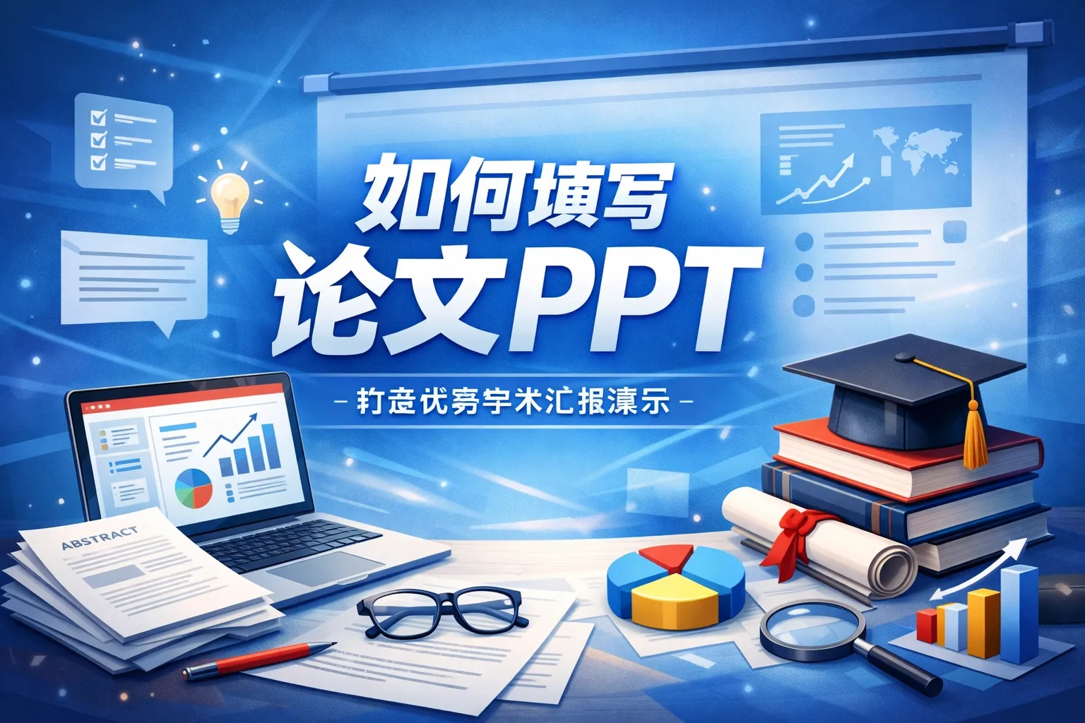 如何填写论文ppt