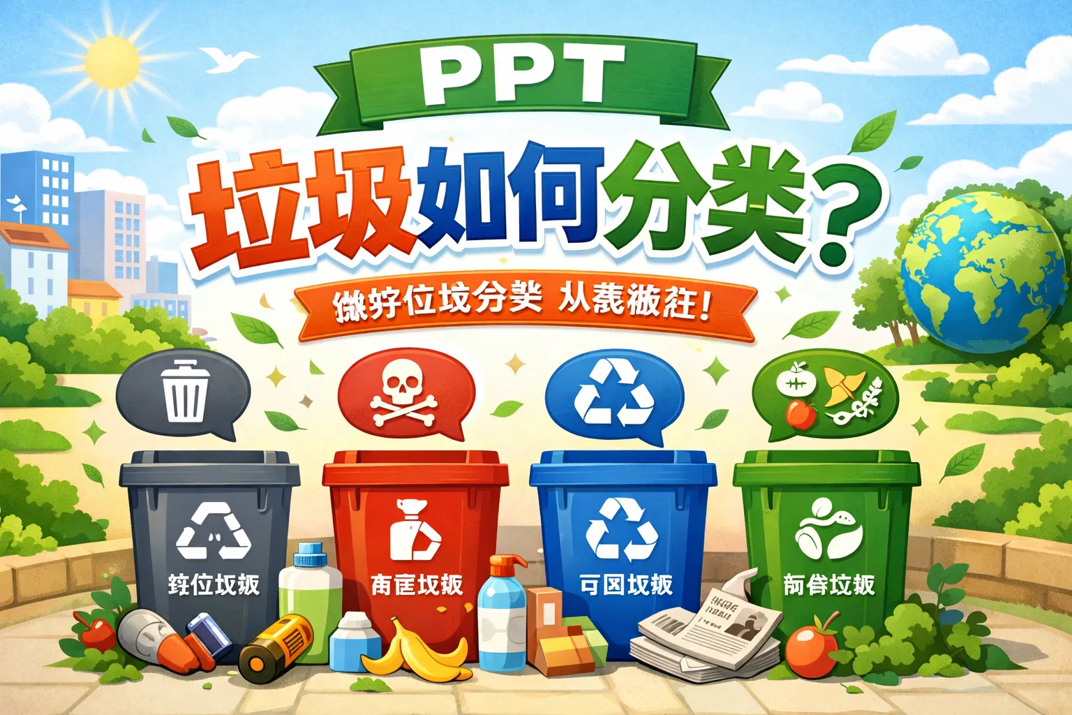 PPT垃圾如何分类
