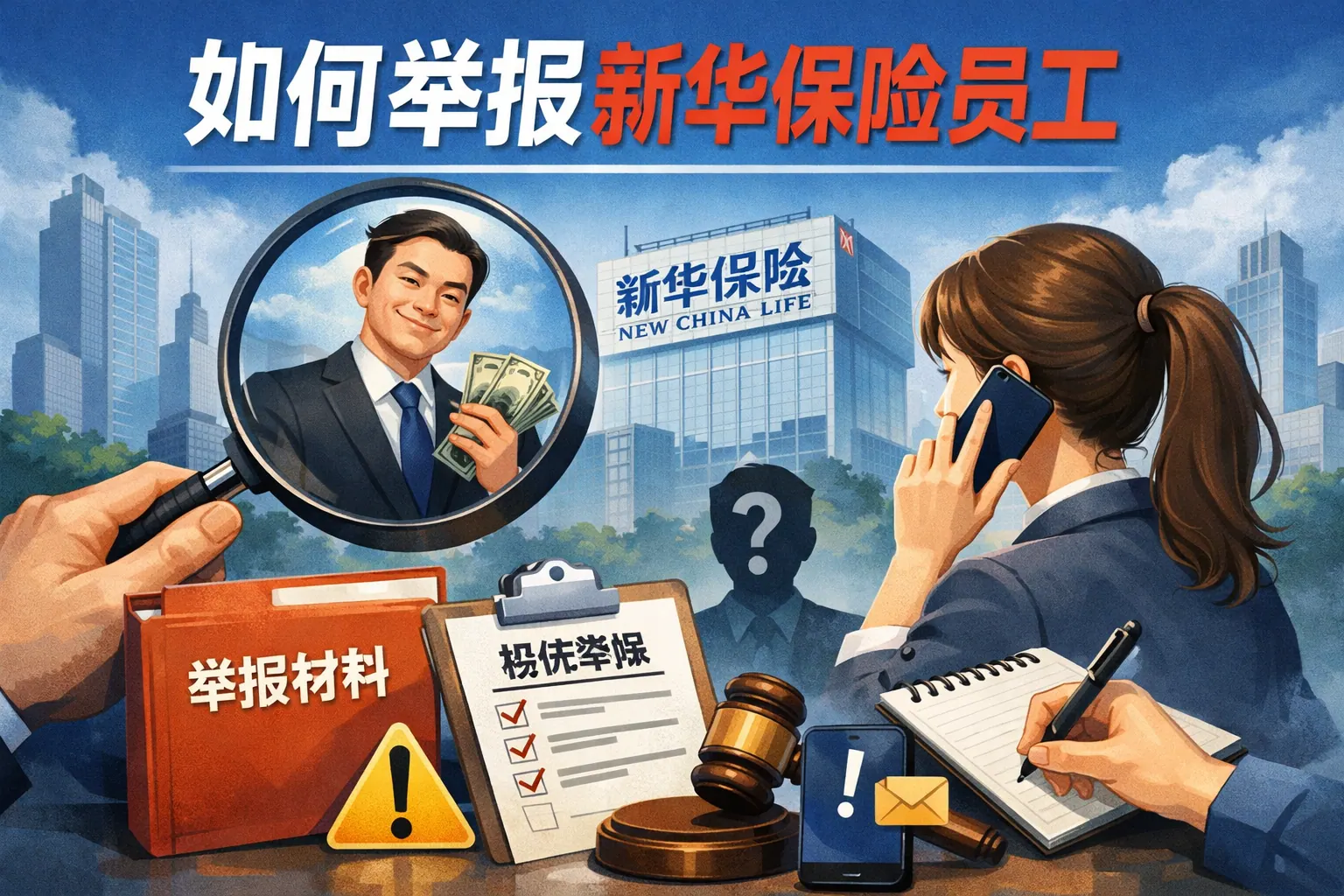 如何举报新华保险员工