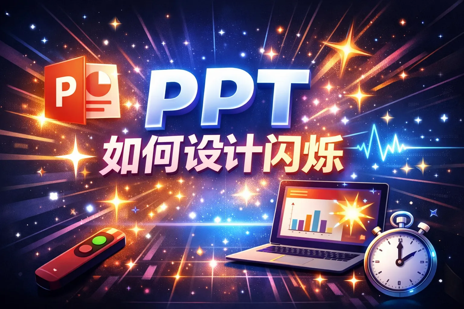 ppt如何设计闪烁