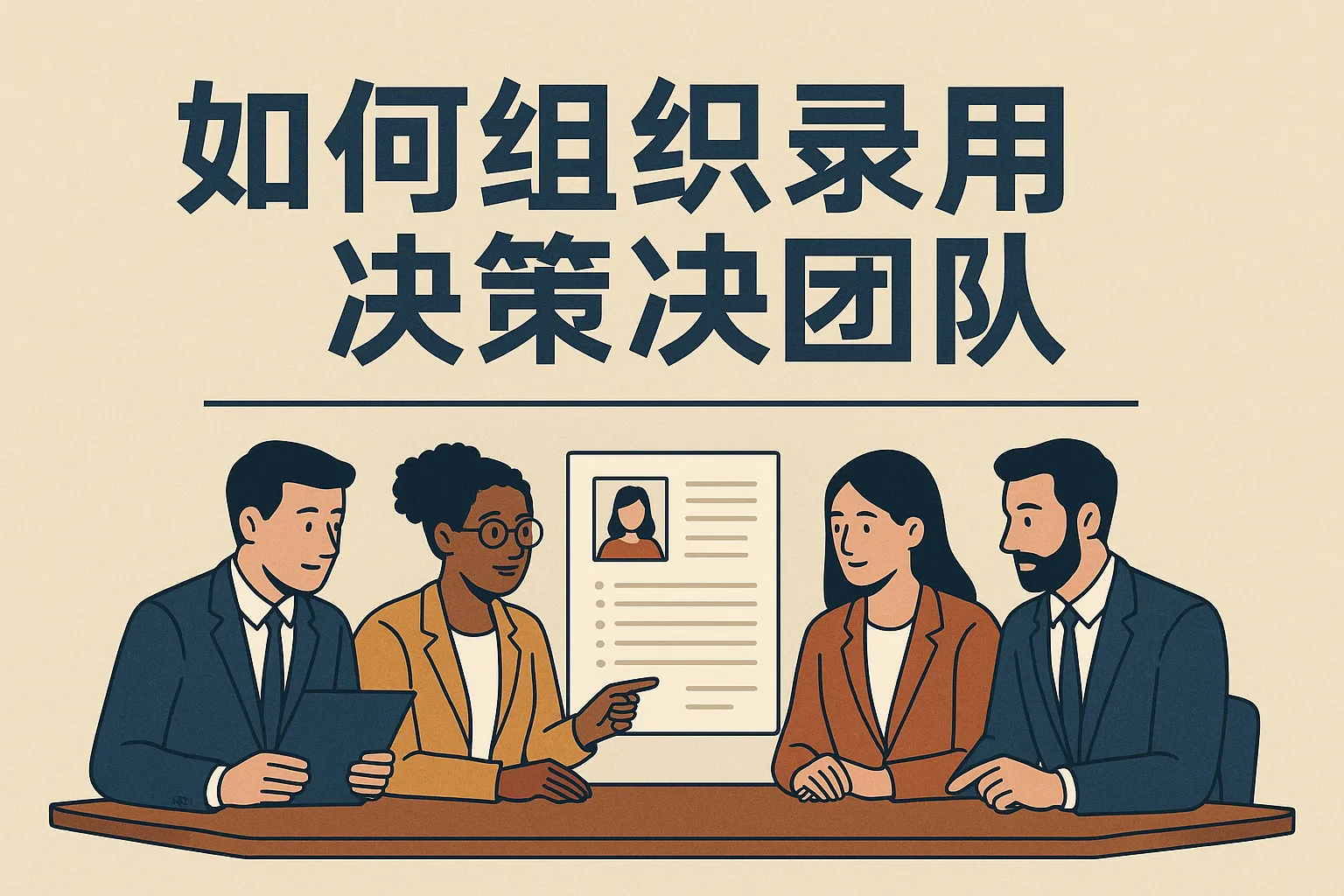如何组织录用决策团队