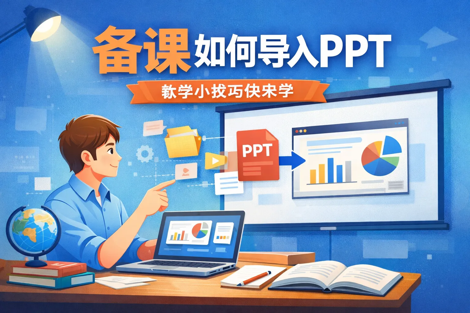 备课如何导入ppt