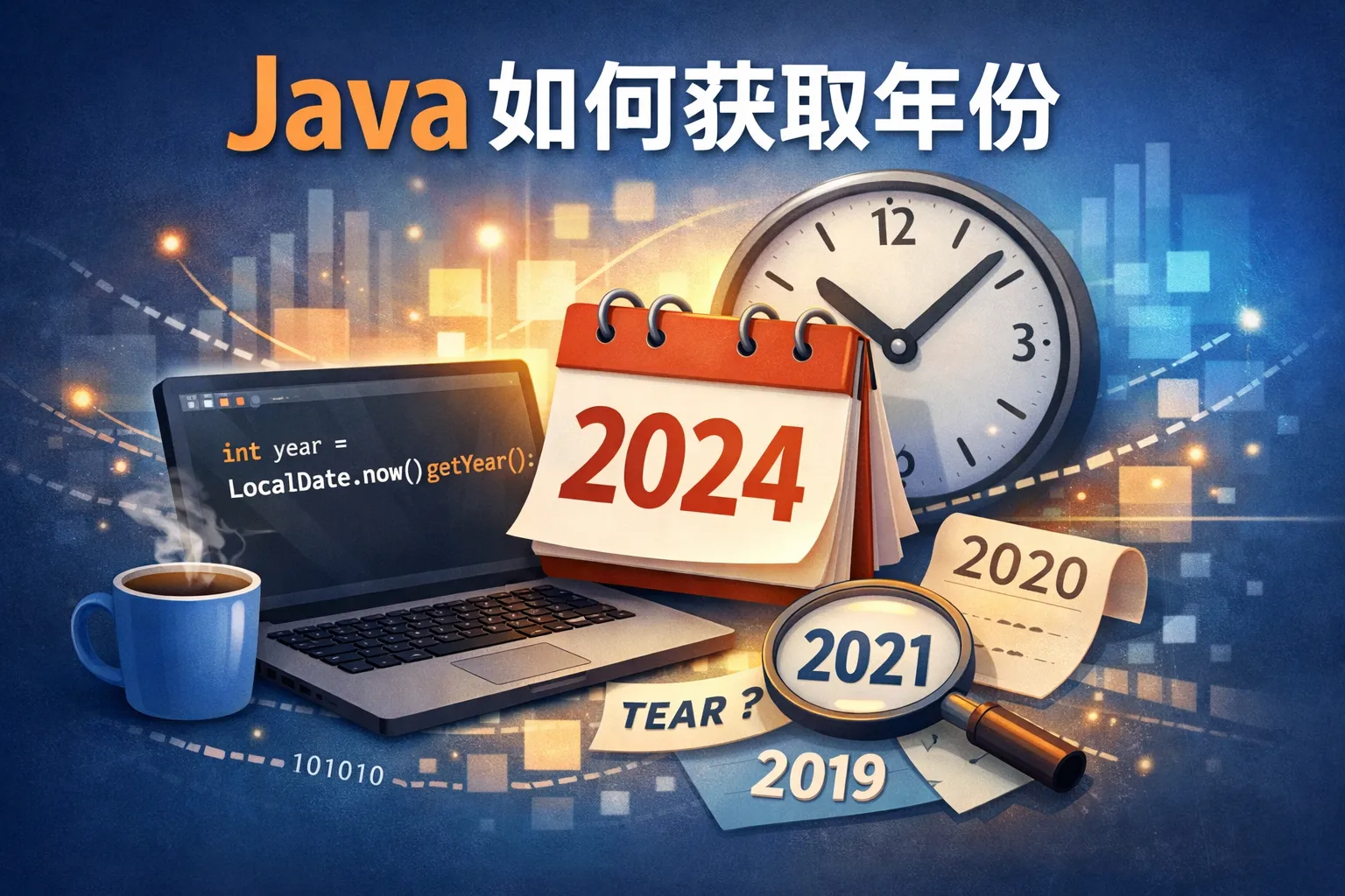 java 如何获取年份