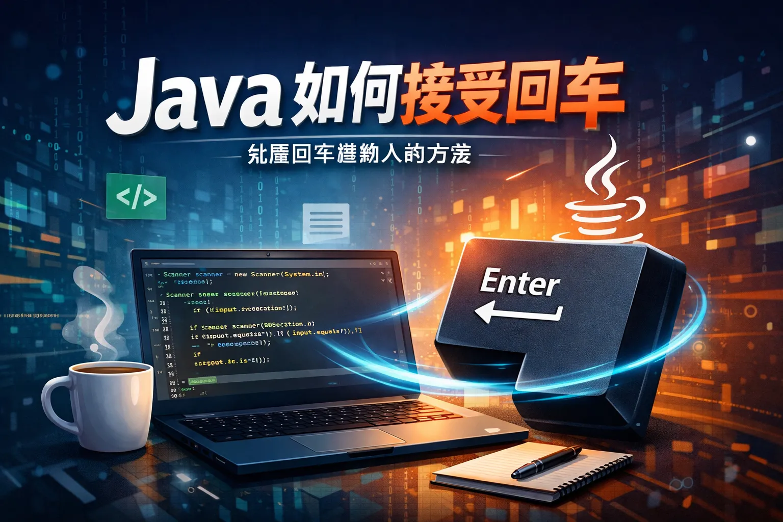 java如何接受回车