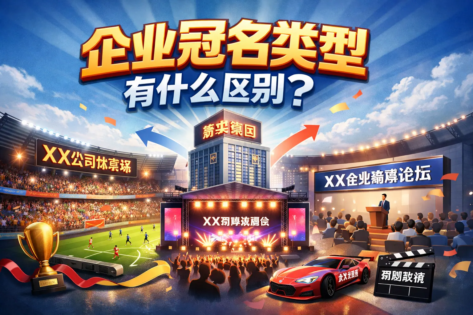 企业冠名类型有什么区别