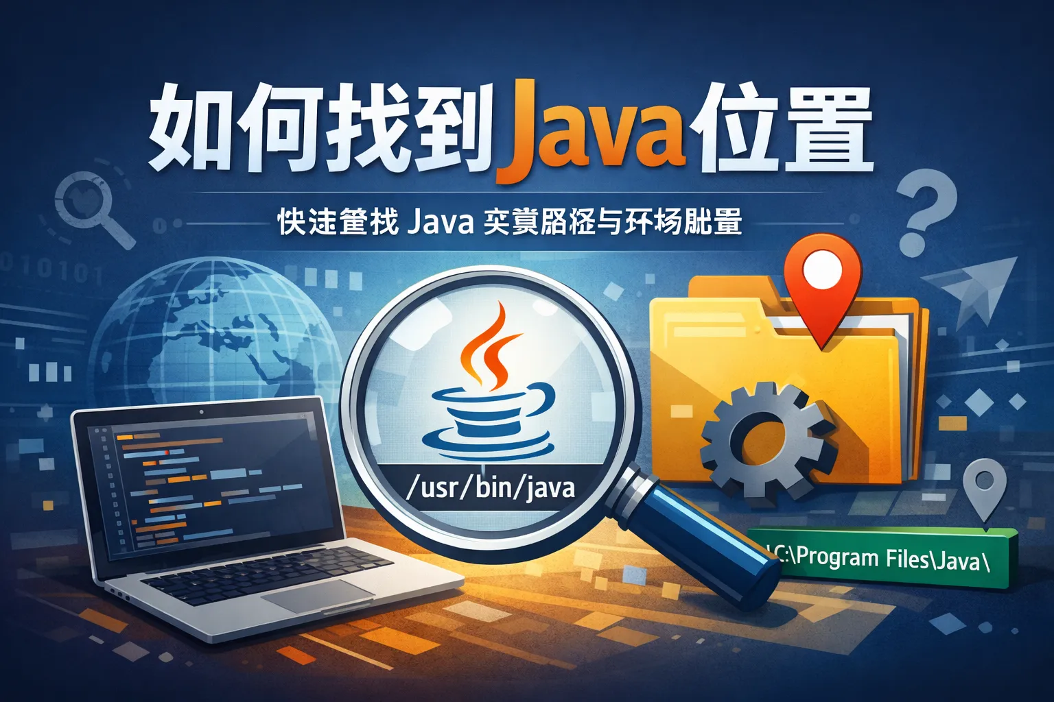 如何找到java位置