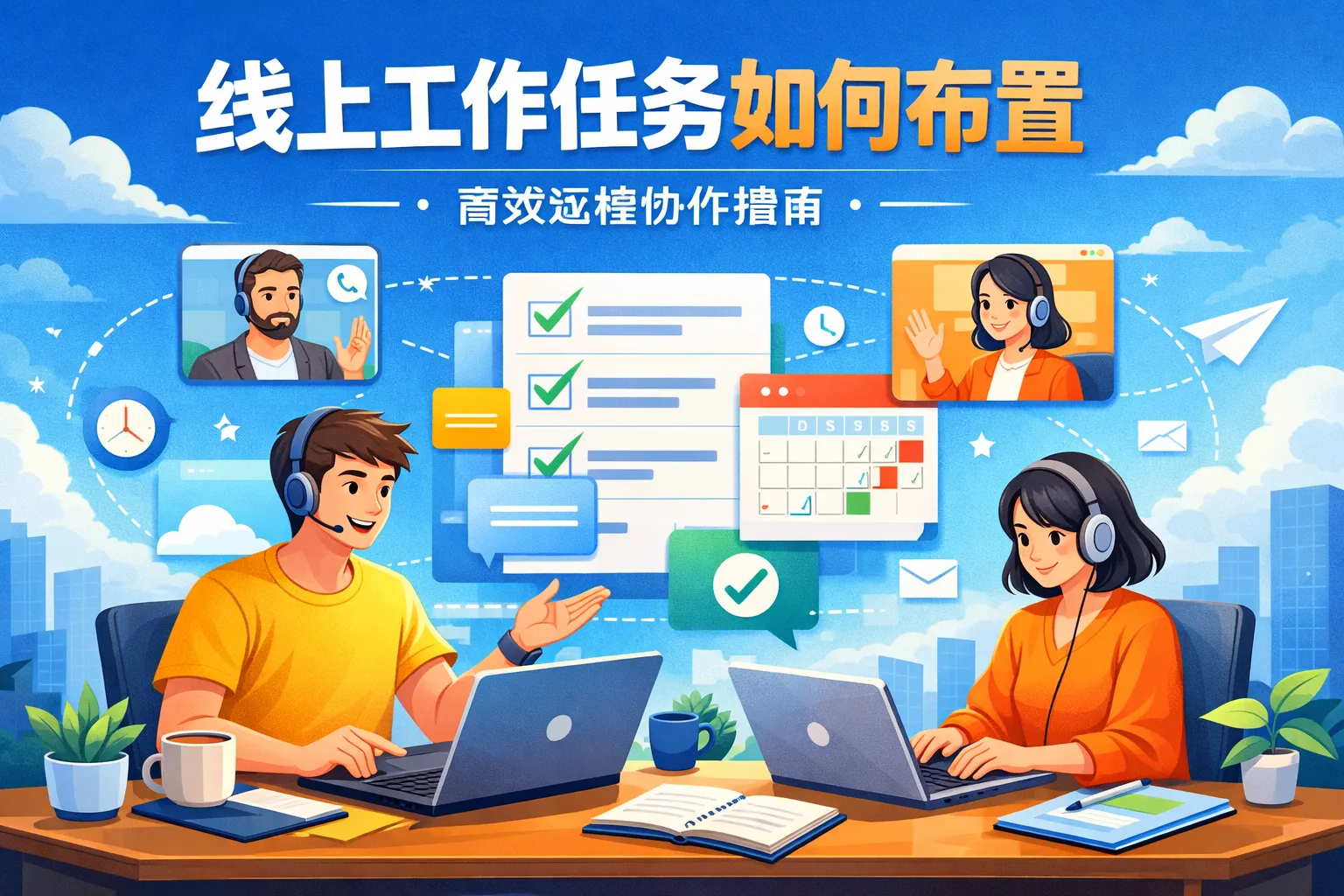 线上工作任务如何布置